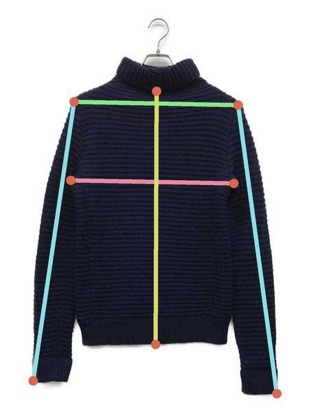 中古・古着通販】ACNE STUDIOS (アクネストゥディオス) タートルネックニット ネイビー サイズ:XS｜ブランド・古着通販  トレファク公式【TREFAC FASHION】スマホサイト