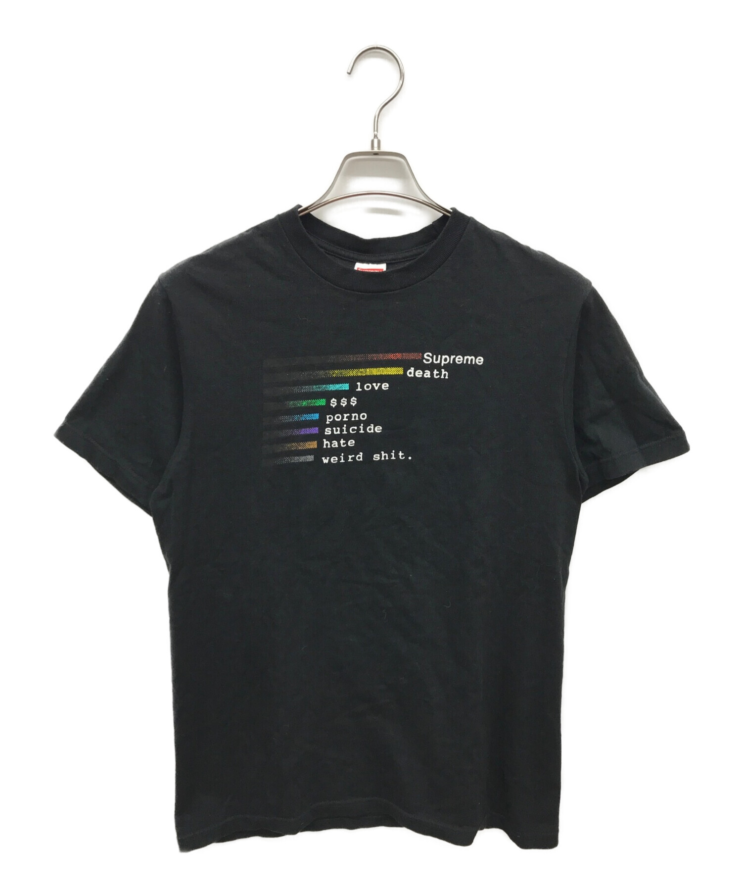 中古・古着通販】Supreme (シュプリーム) プリントTシャツ ブラック