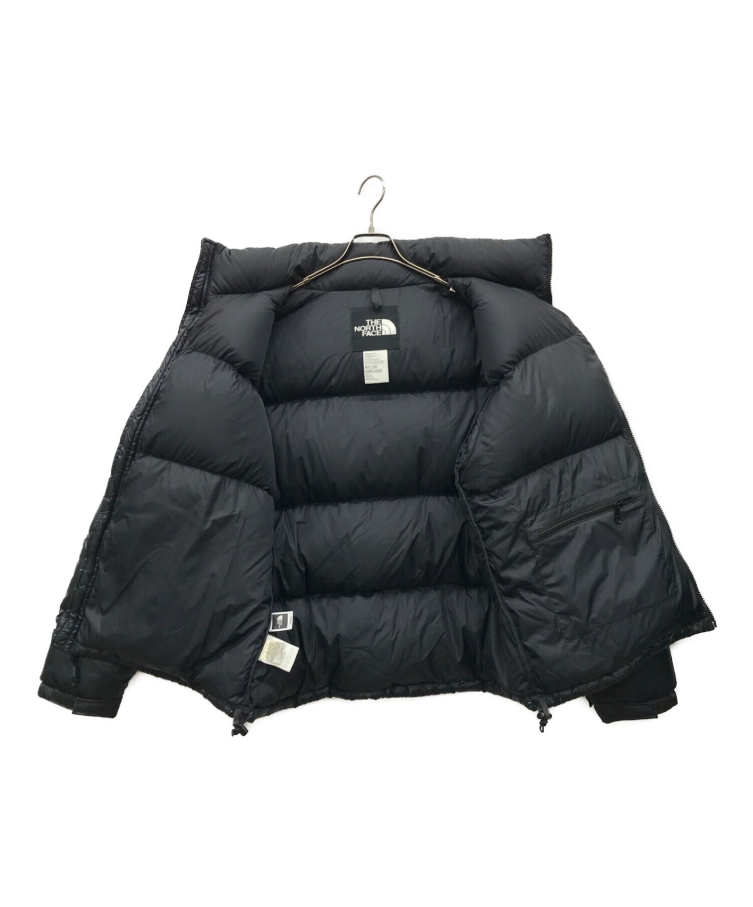 THE NORTH FACE (ザ ノース フェイス) ヌプシダウンジャケット ブラック サイズ:MEN'S LARGE