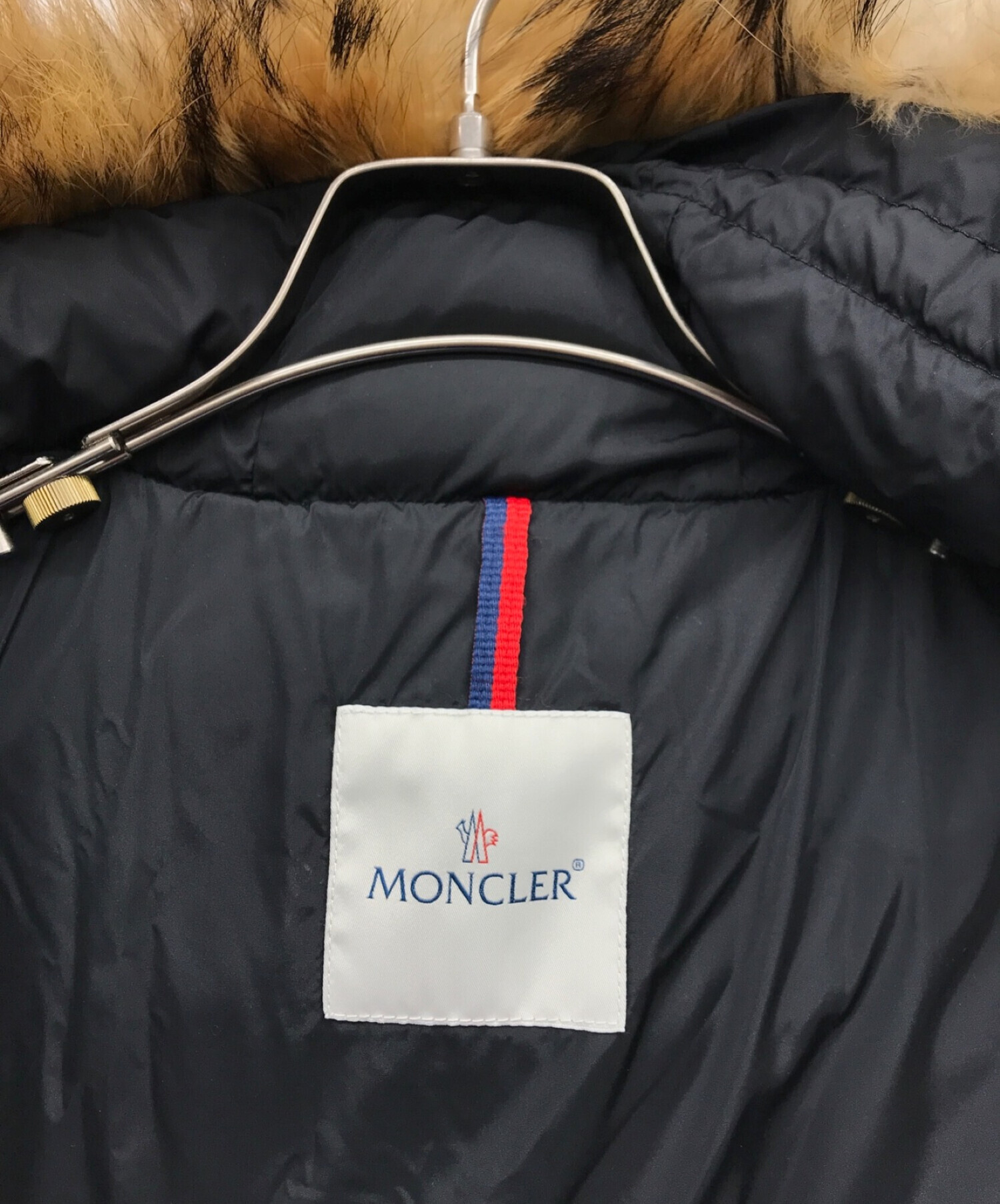 中古・古着通販】MONCLER (モンクレール) GENEVRIERファー付ダウン