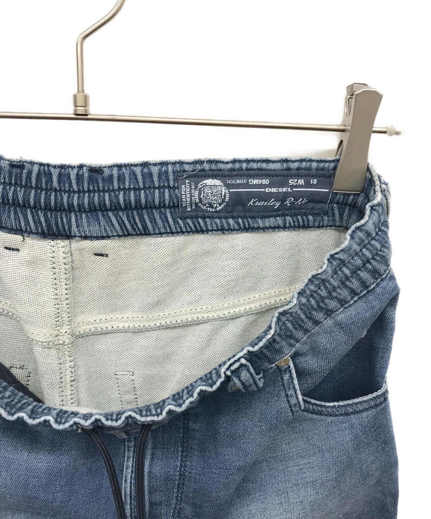 中古・古着通販】DIESEL (ディーゼル) スウェットデニムパンツ