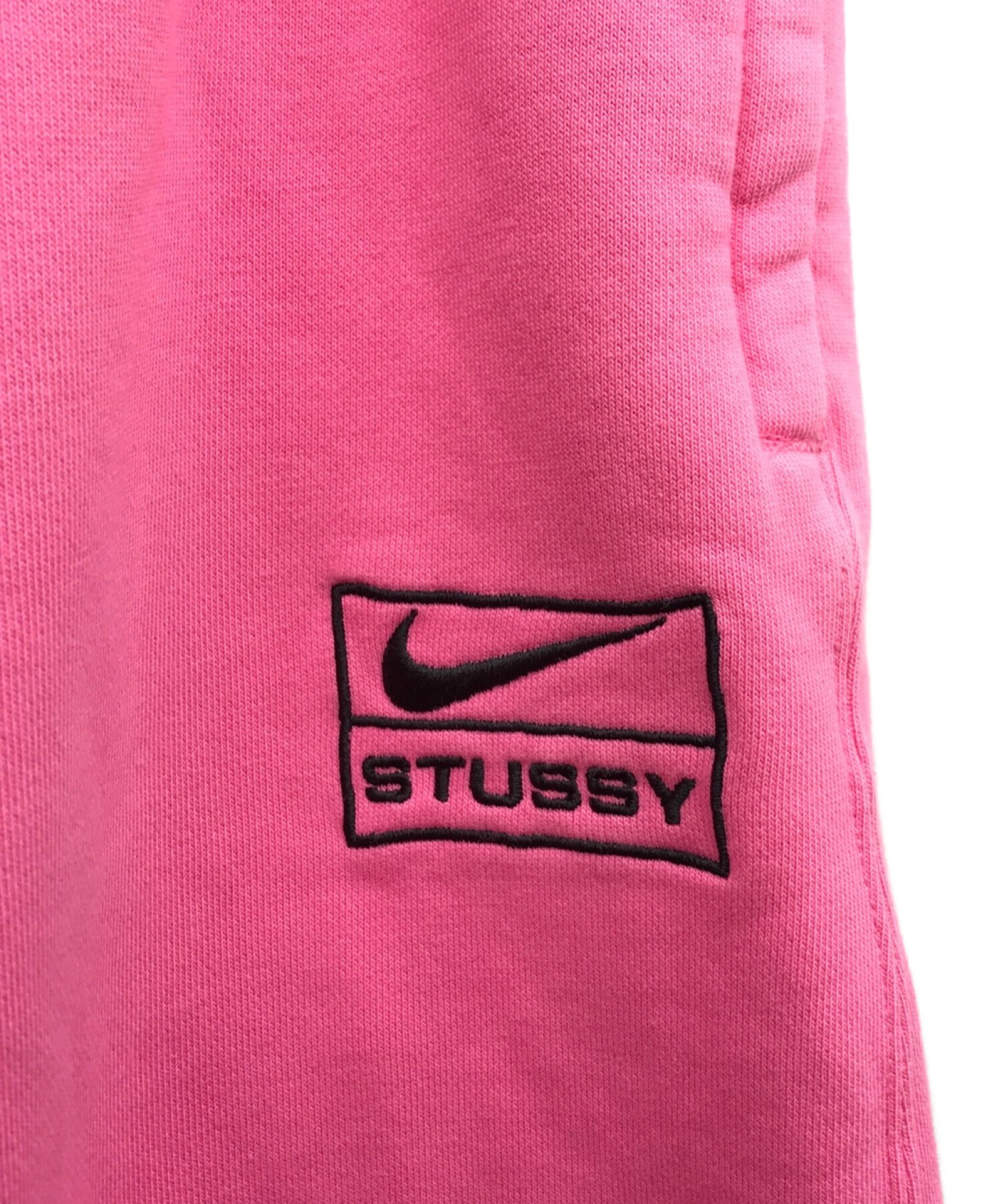 NIKE (ナイキ) stussy (ステューシー) スウェットパンツ ピンク サイズ:M