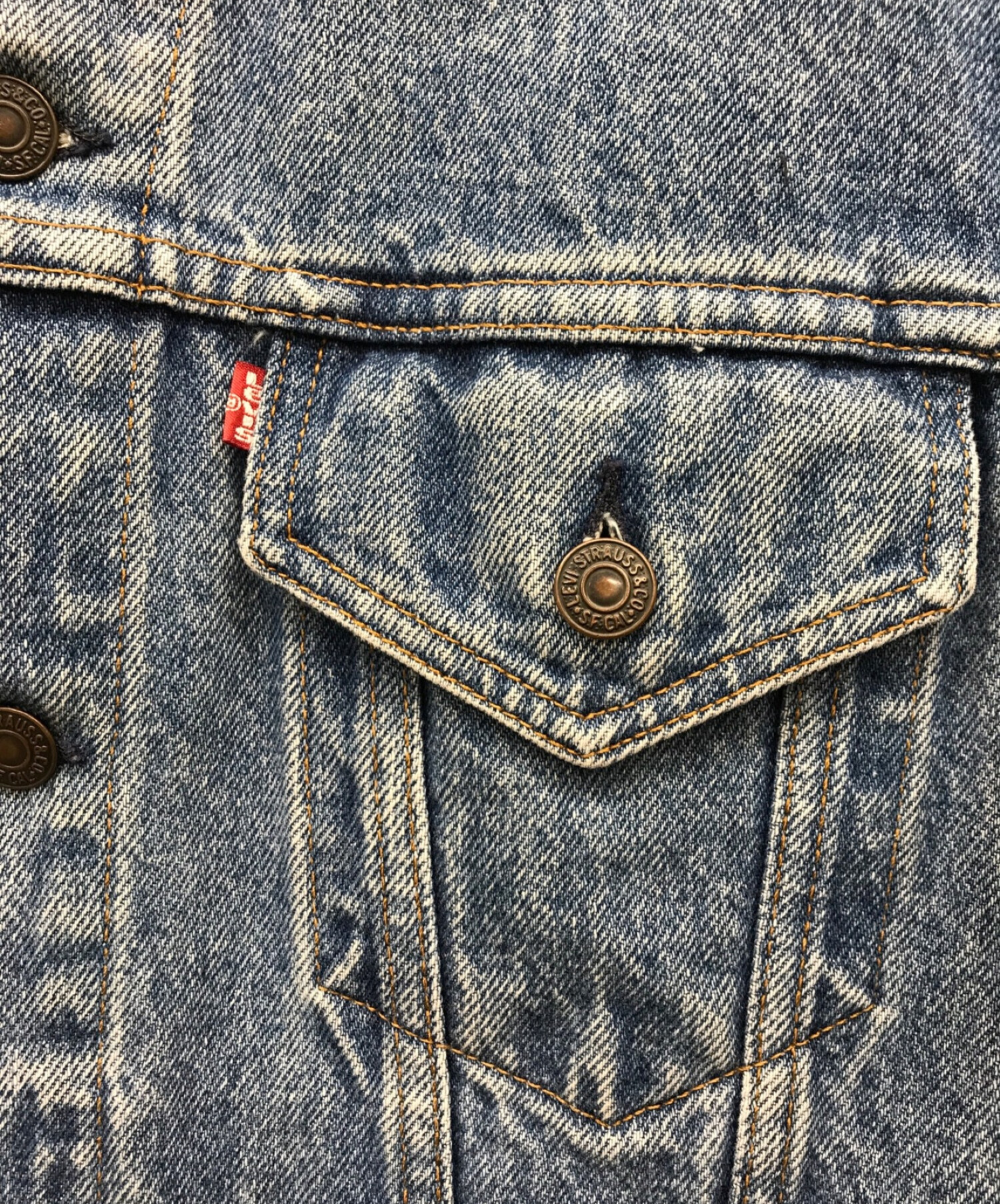 中古・古着通販】LEVI'S (リーバイス) デニムベスト インディゴ サイズ