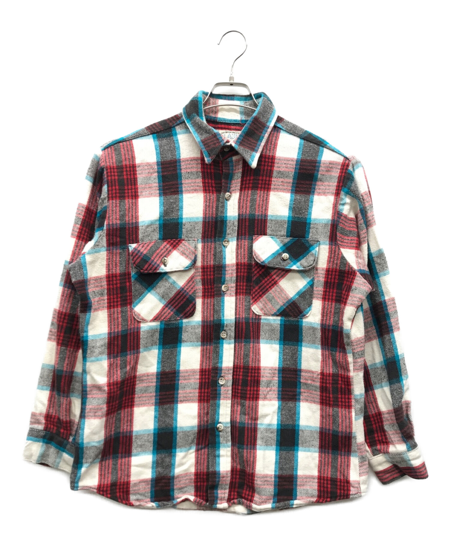 Lサイズ【希少レア】WOOLRICH × LEVI'S チェック ネルシャツ Ｌ - シャツ