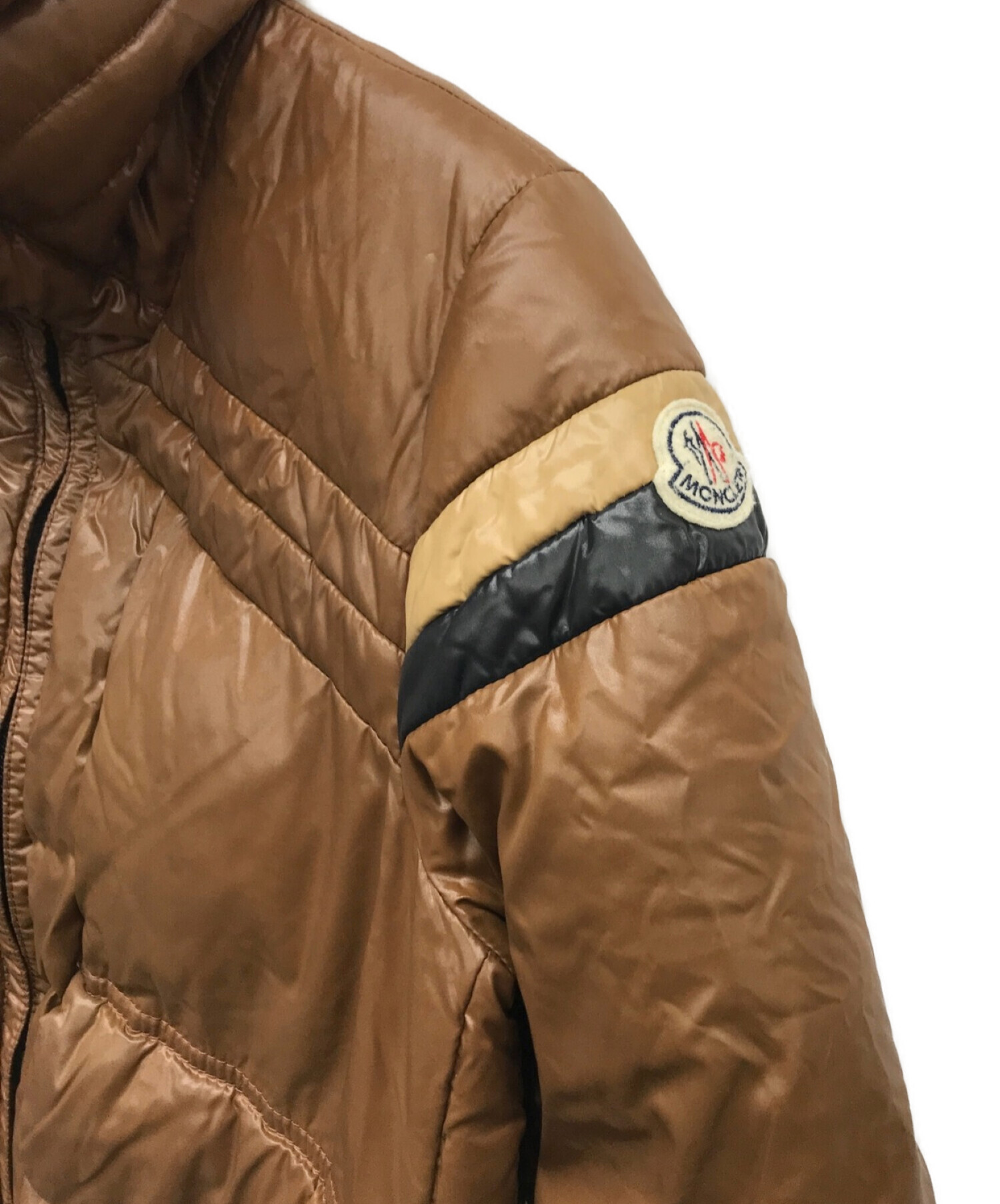 中古・古着通販】MONCLER (モンクレール) ダウンジャケット ブラウン