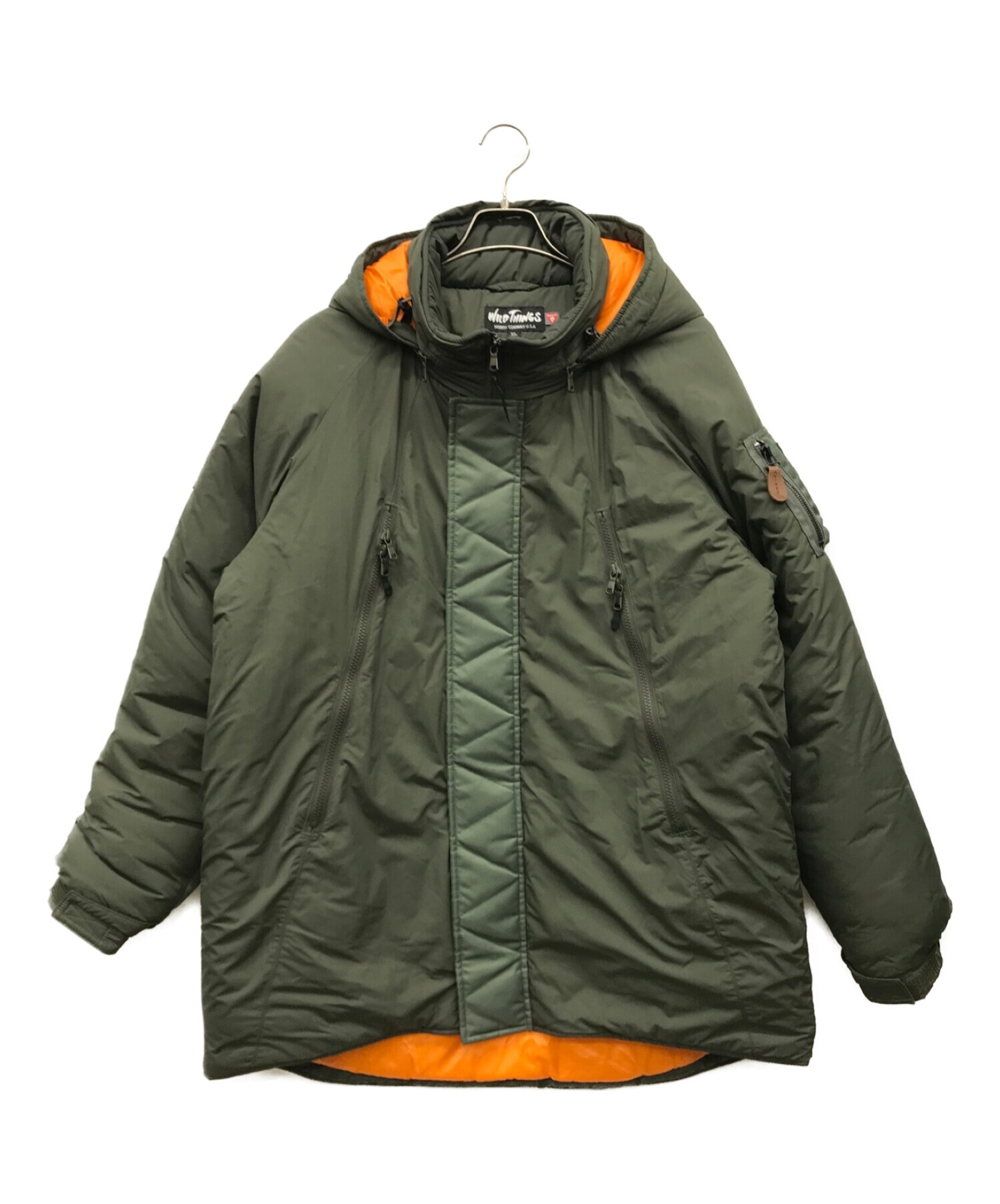 中古・古着通販】WILD THINGS (ワイルドシングス) AVIREX (アヴィレックス) HAPPY JACKET カーキ サイズ:XL  185/104A｜ブランド・古着通販 トレファク公式【TREFAC FASHION】スマホサイト