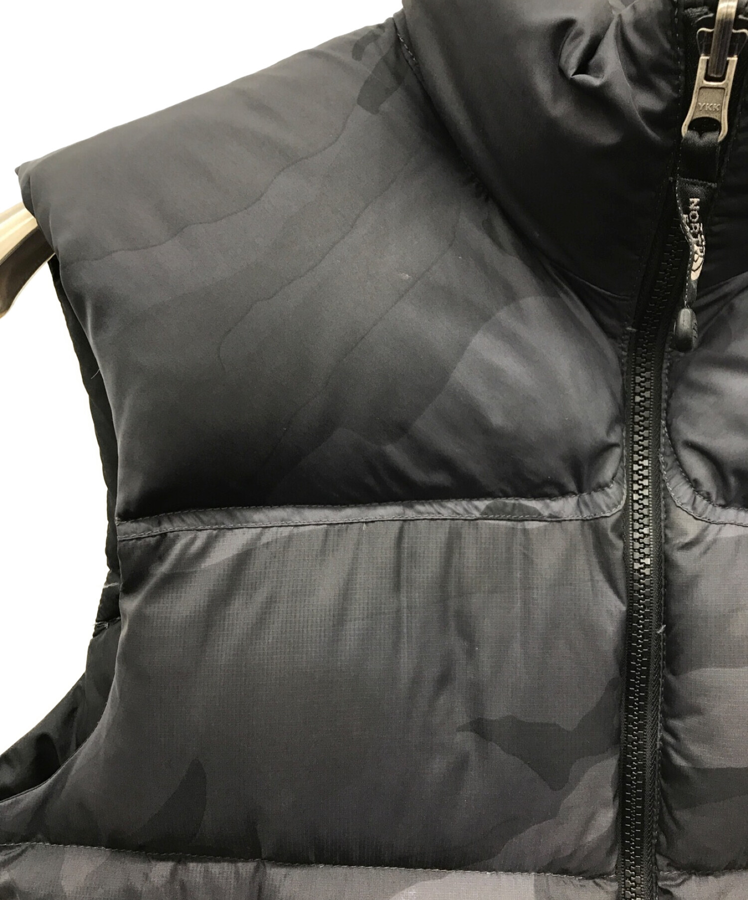 THE NORTH FACE (ザ ノース フェイス) ダウンベスト グレー サイズ:XS