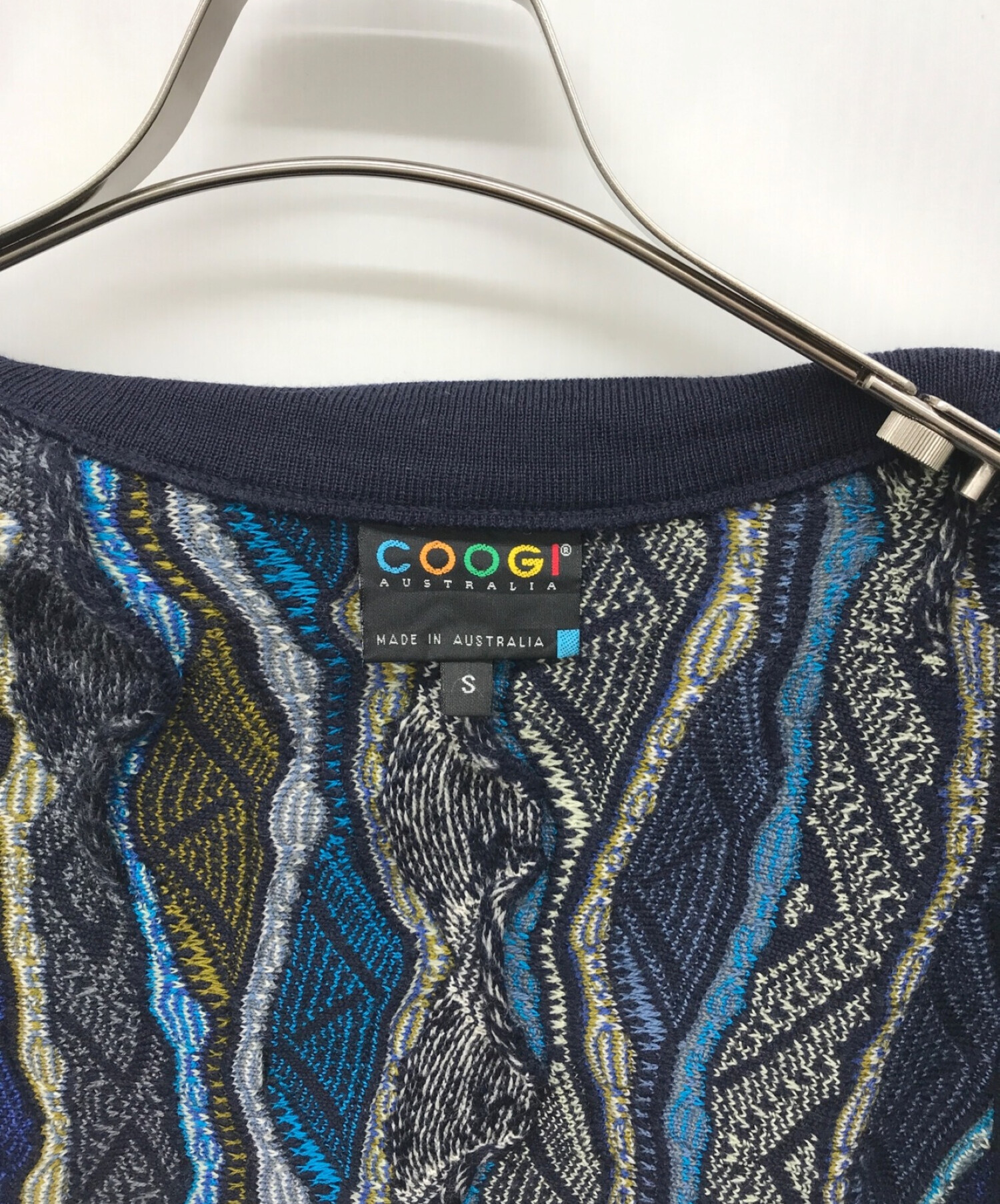 中古・古着通販】Coogi (クージー) ニットベスト ネイビー サイズ:S