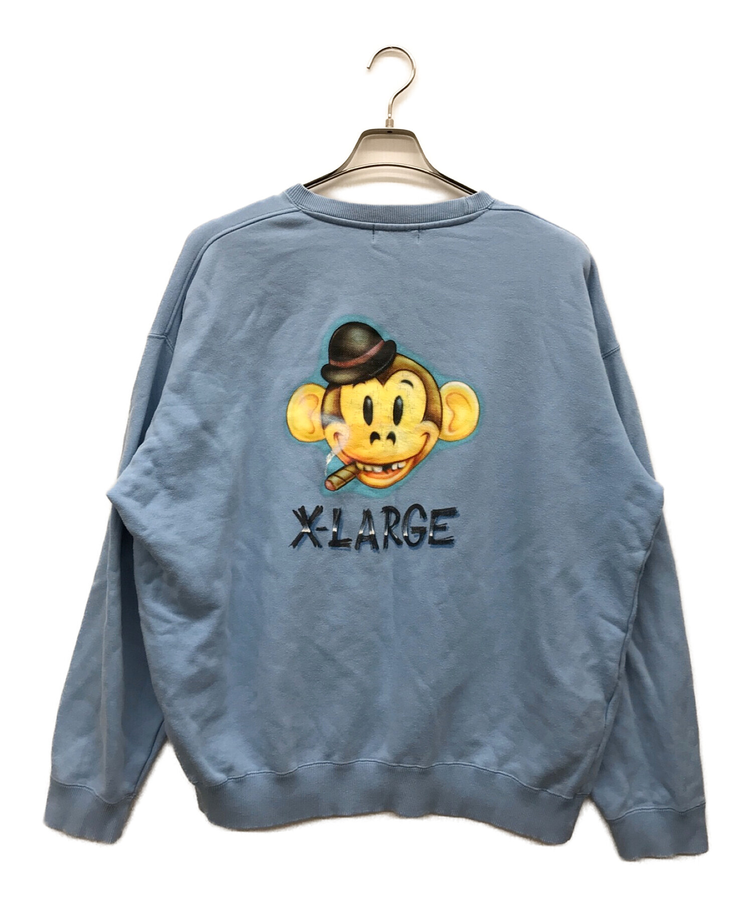 中古・古着通販】X-LARGE (エクストララージ) バックプリントスウェット スカイブルー サイズ:XL｜ブランド・古着通販  トレファク公式【TREFAC FASHION】スマホサイト