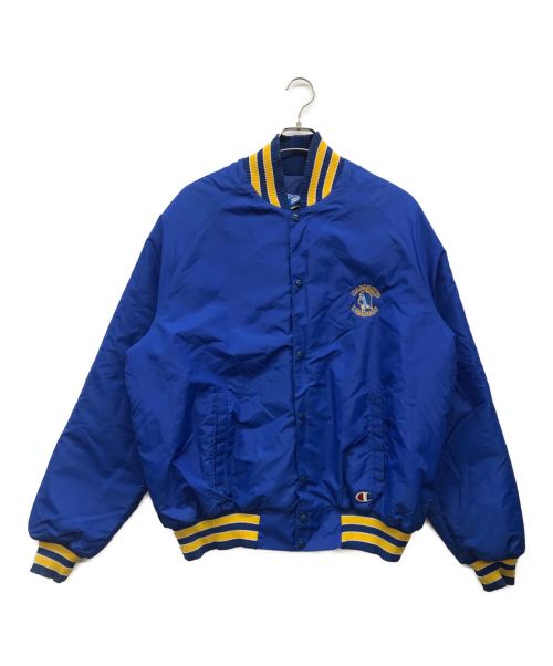 【中古・古着通販】Champion (チャンピオン) スタジャン ブルー 