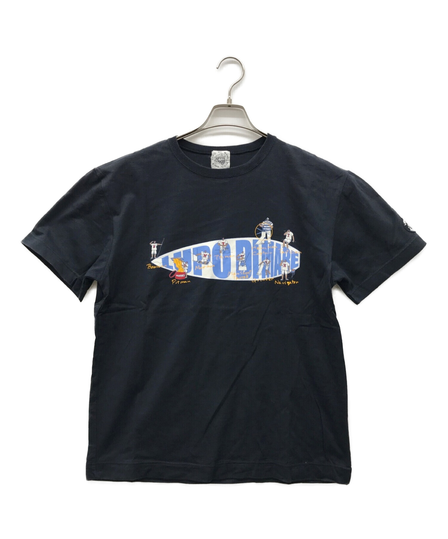 中古・古着通販】sinacova (シナコバ) プリントTシャツ ブラック