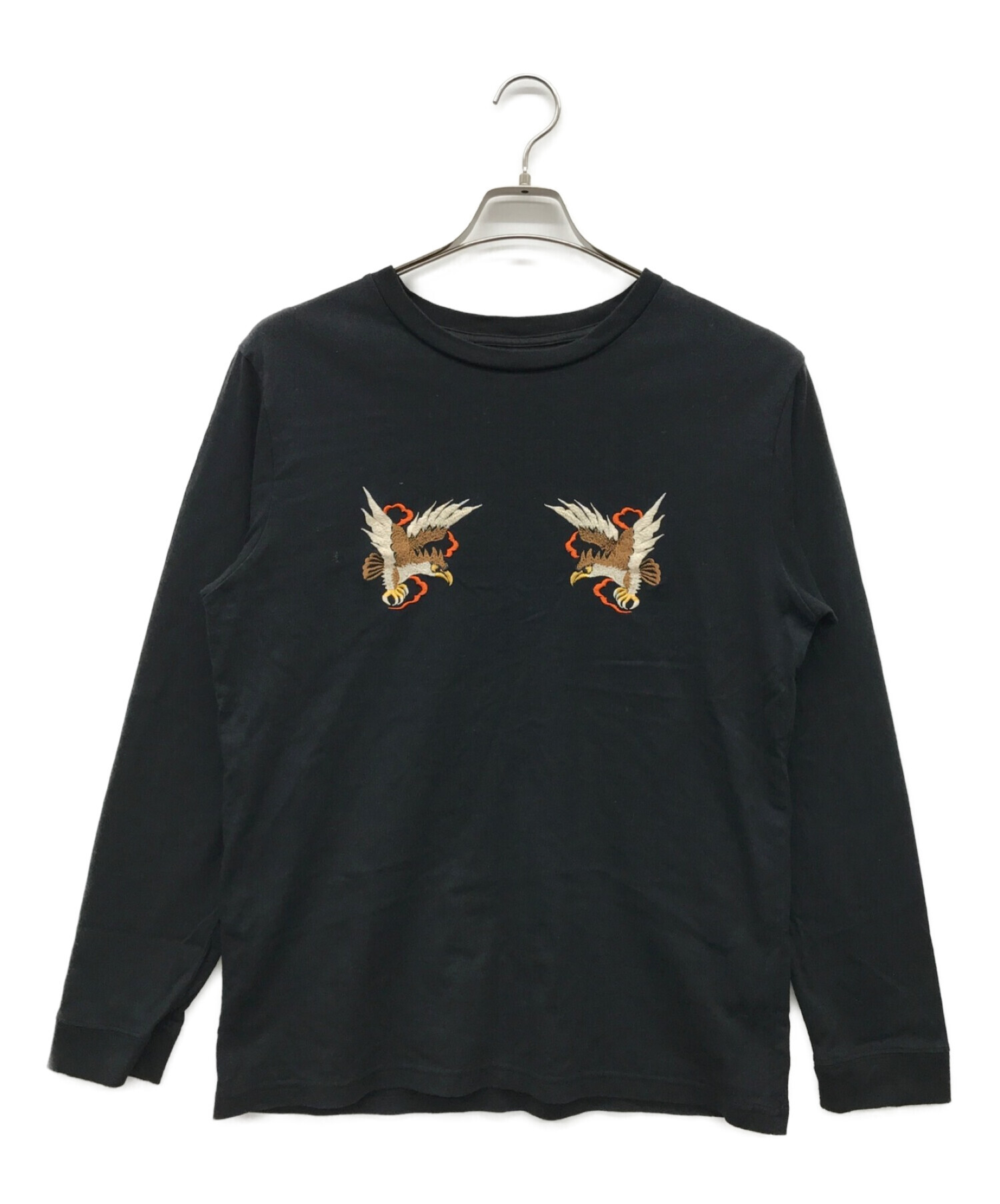 東洋エンタープライズ (トウヨウエンタープライズ) 刺繍Tシャツ ブラック サイズ:L
