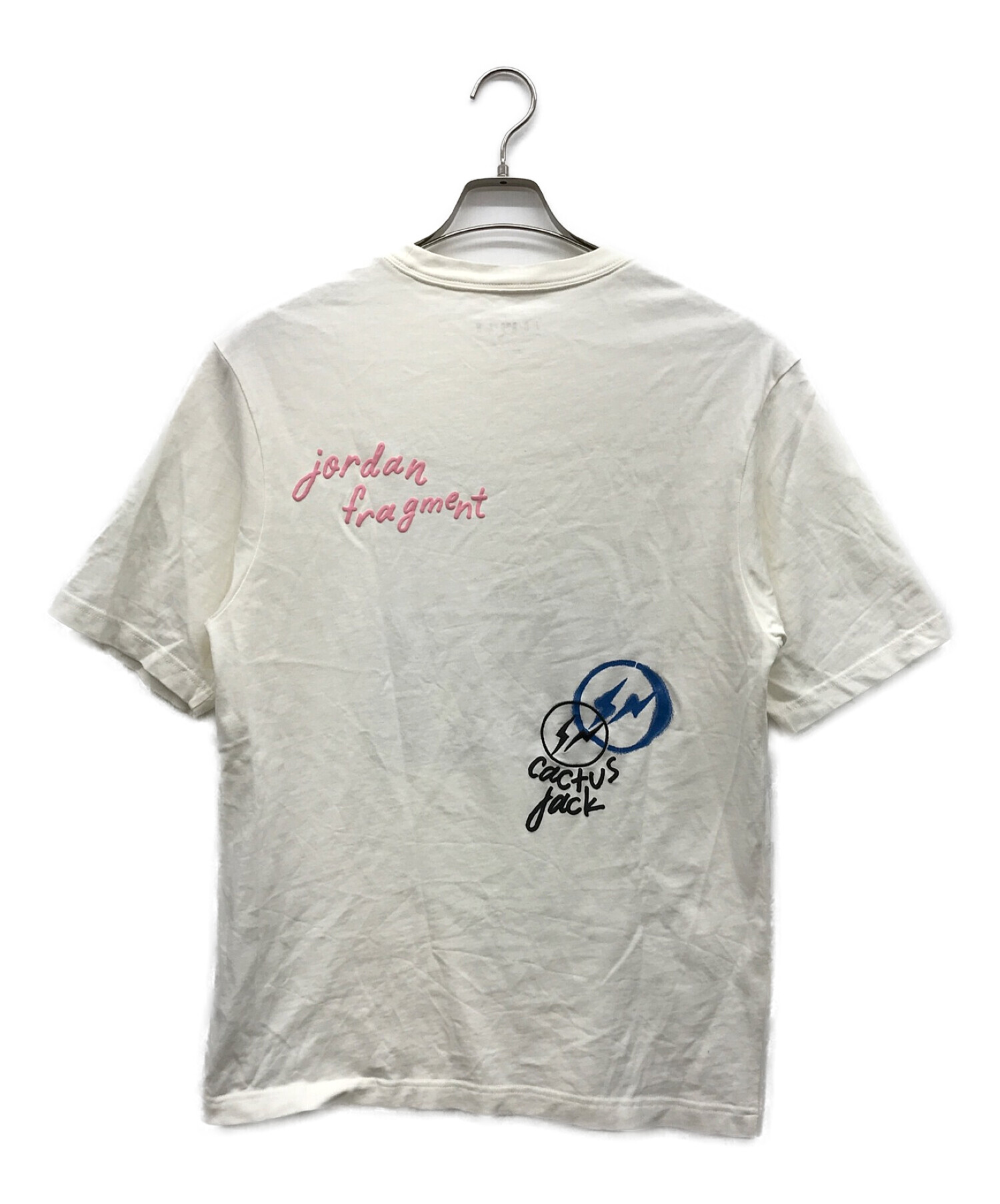 NIKE (ナイキ) FRAGMENT DESIGN (フラグメント デザイン) プリントTシャツ ホワイト サイズ:S