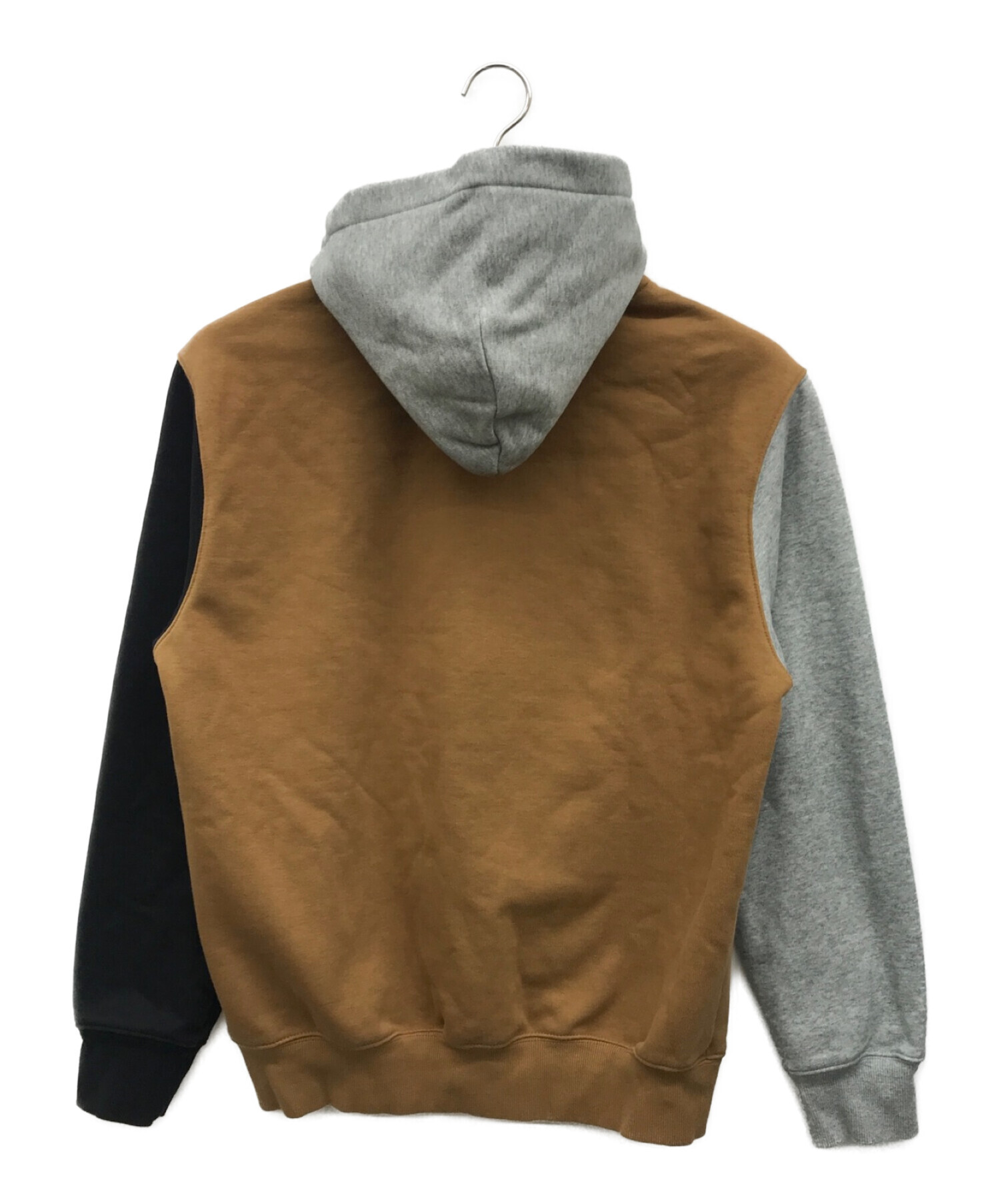 Carhartt WIP (カーハート) 袖切替パーカー ブラウン サイズ:S