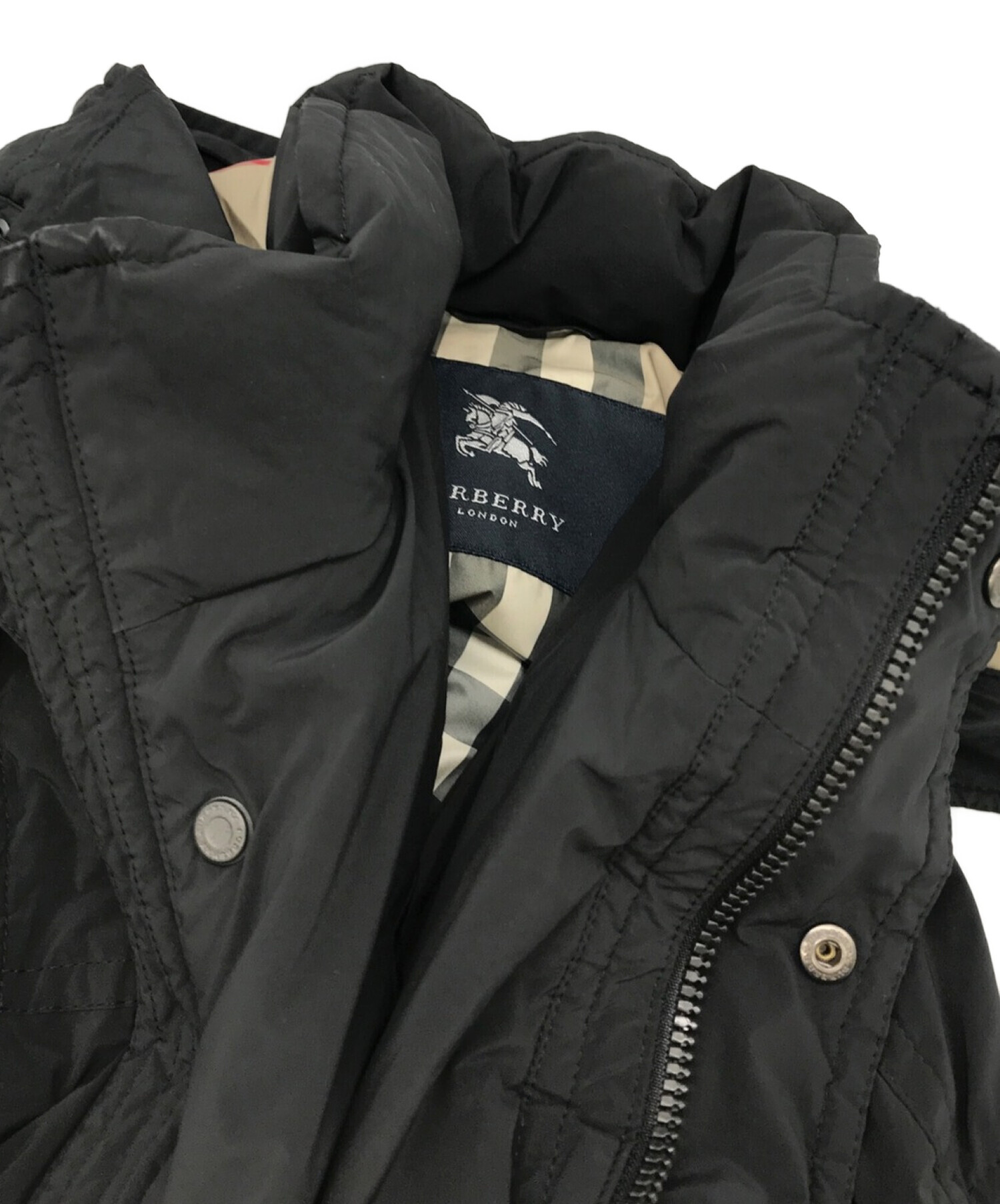 中古・古着通販】BURBERRY LONDON (バーバリー ロンドン) ダウンコート ブラック サイズ:LL｜ブランド・古着通販  トレファク公式【TREFAC FASHION】スマホサイト