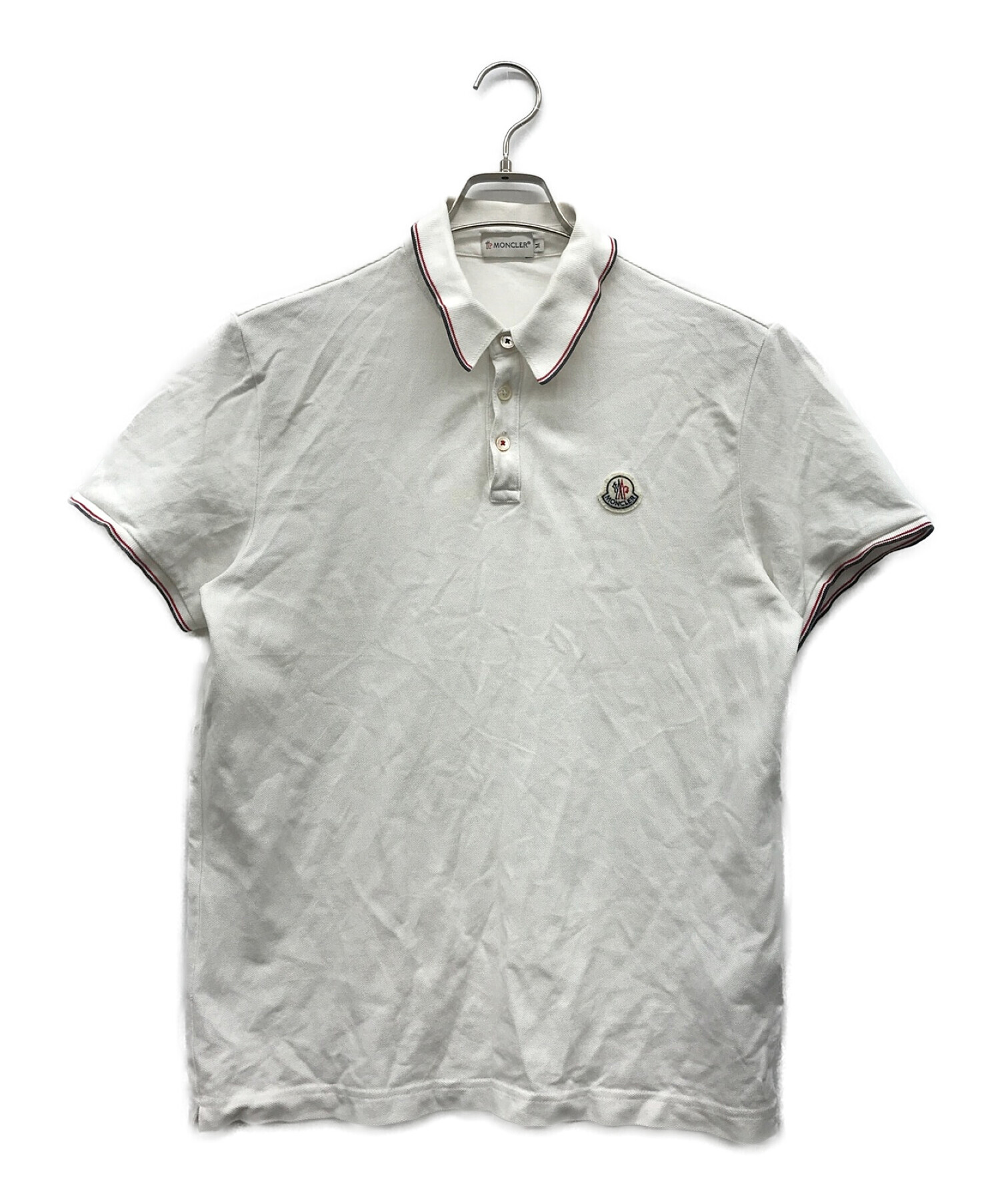 MONCLER (モンクレール) ポロシャツ ホワイト サイズ:M