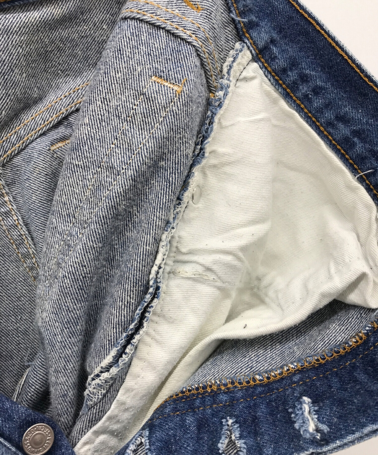 中古・古着通販】LEVI'S (リーバイス) デニムパンツ インディゴ サイズ