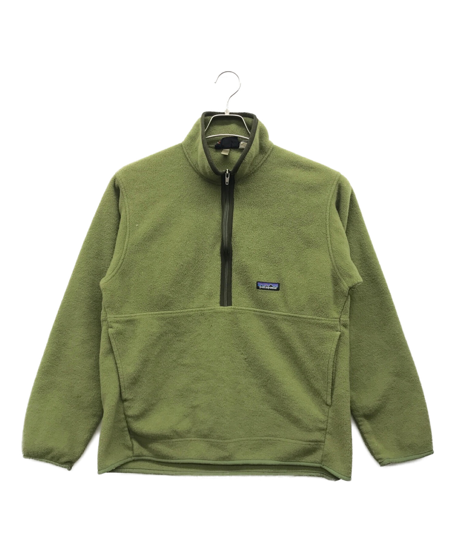 Patagonia (パタゴニア) ハーフジップフリースジャケット 黄緑 サイズ:M