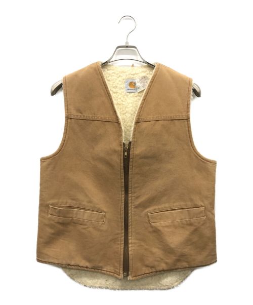 中古・古着通販】CarHartt (カーハート) ダック地ベスト ベージュ サイズ:MED｜ブランド・古着通販 トレファク公式【TREFAC  FASHION】スマホサイト