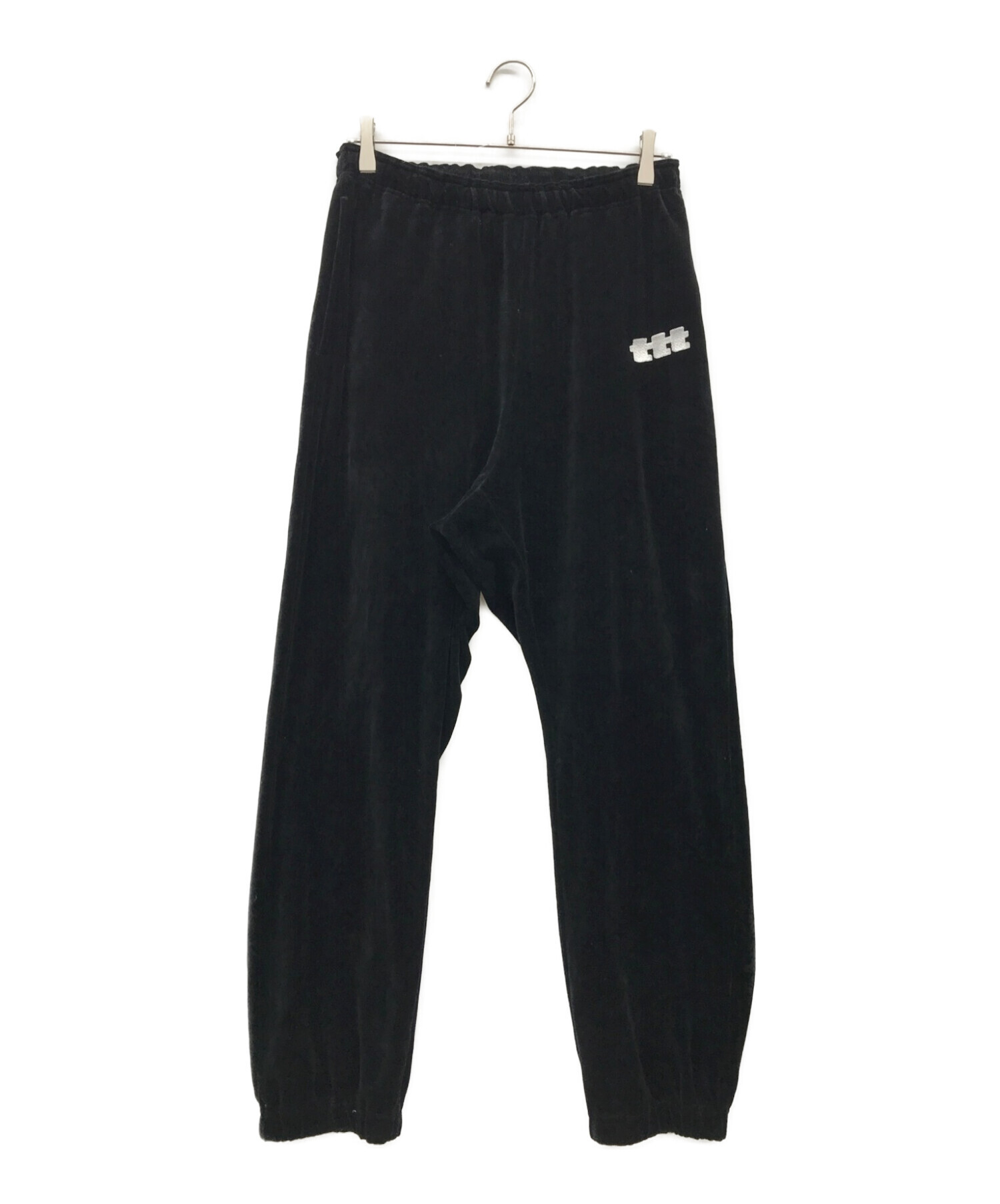 中古・古着通販】TTT MSW (ティー) VELOURS EASY PANTS ブラック サイズ:S｜ブランド・古着通販  トレファク公式【TREFAC FASHION】スマホサイト