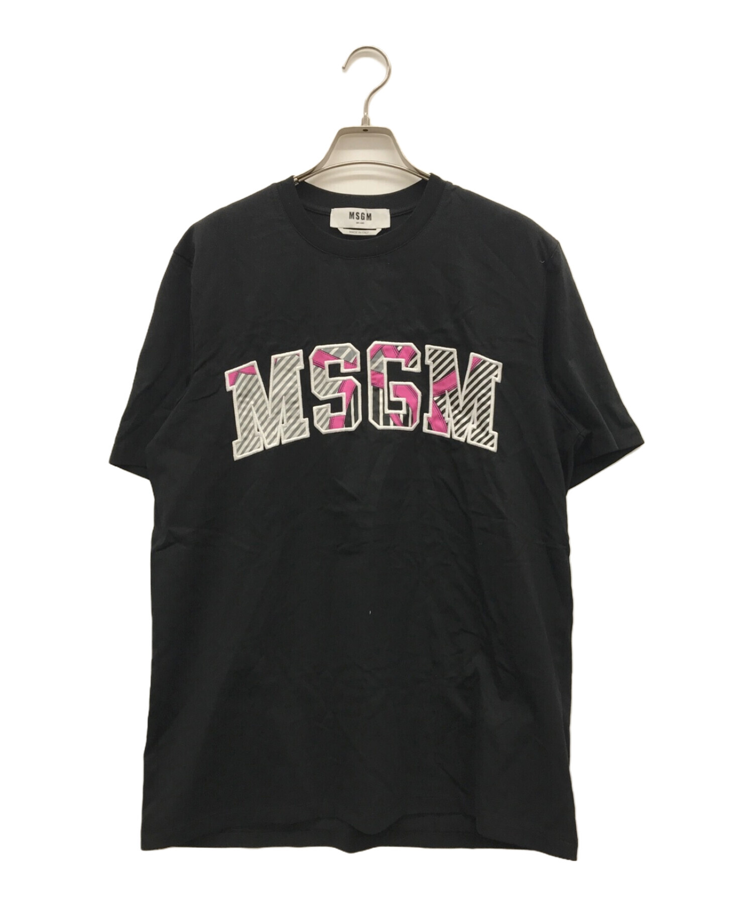 人気SALE最新作MSGM ロゴプリントTシャツ エムエスジーエム Tシャツ S メンズ Tシャツ/カットソー(半袖/袖なし)