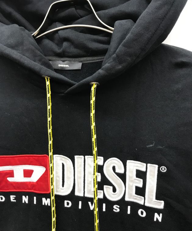 DIESEL (ディーゼル) パーカーワンピース ブラック サイズ:XS