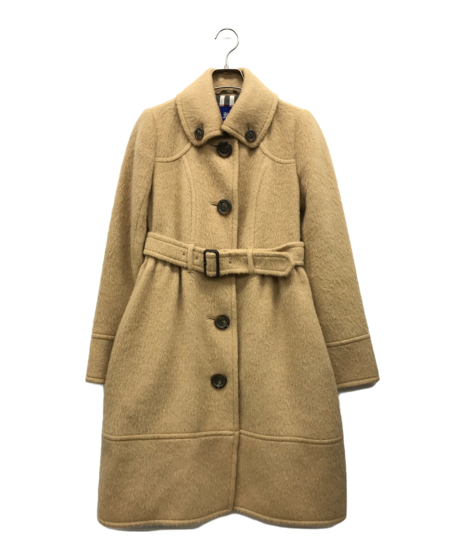 中古・古着通販】BURBERRY BLUE LABEL (バーバリーブルーレーベル) アルパカ混ウールトレンチコート ベージュ  サイズ:38｜ブランド・古着通販 トレファク公式【TREFAC FASHION】スマホサイト