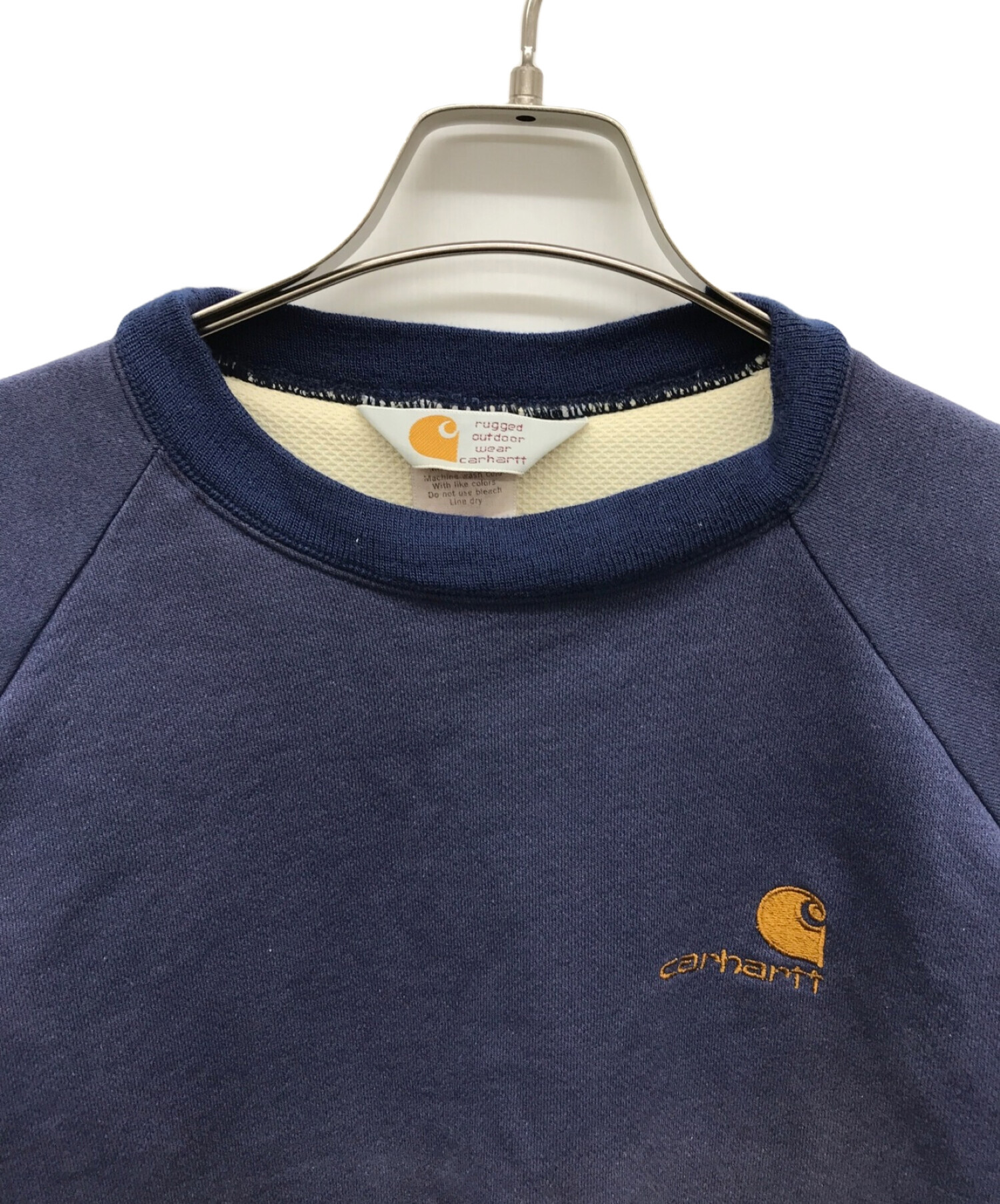 中古・古着通販】CarHartt (カーハート) 刺繍ロゴスウェット ネイビー サイズ:MEDIUM｜ブランド・古着通販 トレファク公式【TREFAC  FASHION】スマホサイト