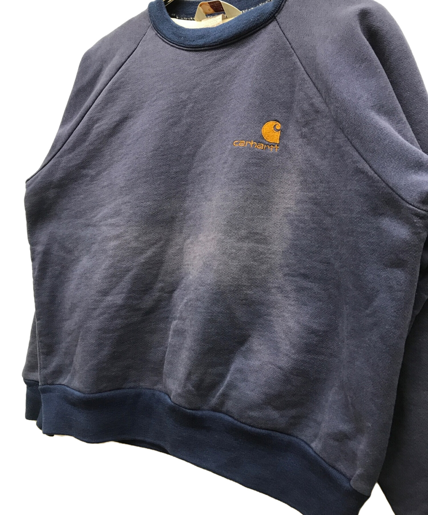 中古・古着通販】CarHartt (カーハート) 刺繍ロゴスウェット ネイビー サイズ:MEDIUM｜ブランド・古着通販 トレファク公式【TREFAC  FASHION】スマホサイト