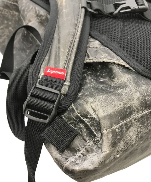 Supreme (シュプリーム) Waterproof Reflective Speckled Backpack グレー