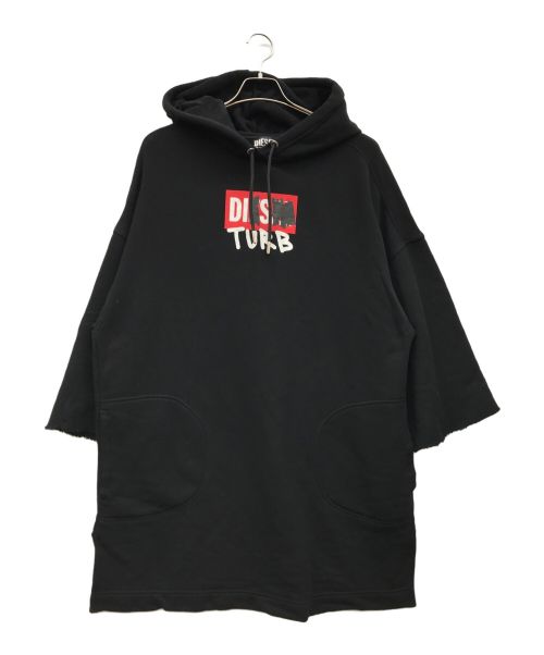 中古・古着通販】DIESEL (ディーゼル) パーカーワンピース ブラック サイズ:L｜ブランド・古着通販 トレファク公式【TREFAC  FASHION】スマホサイト