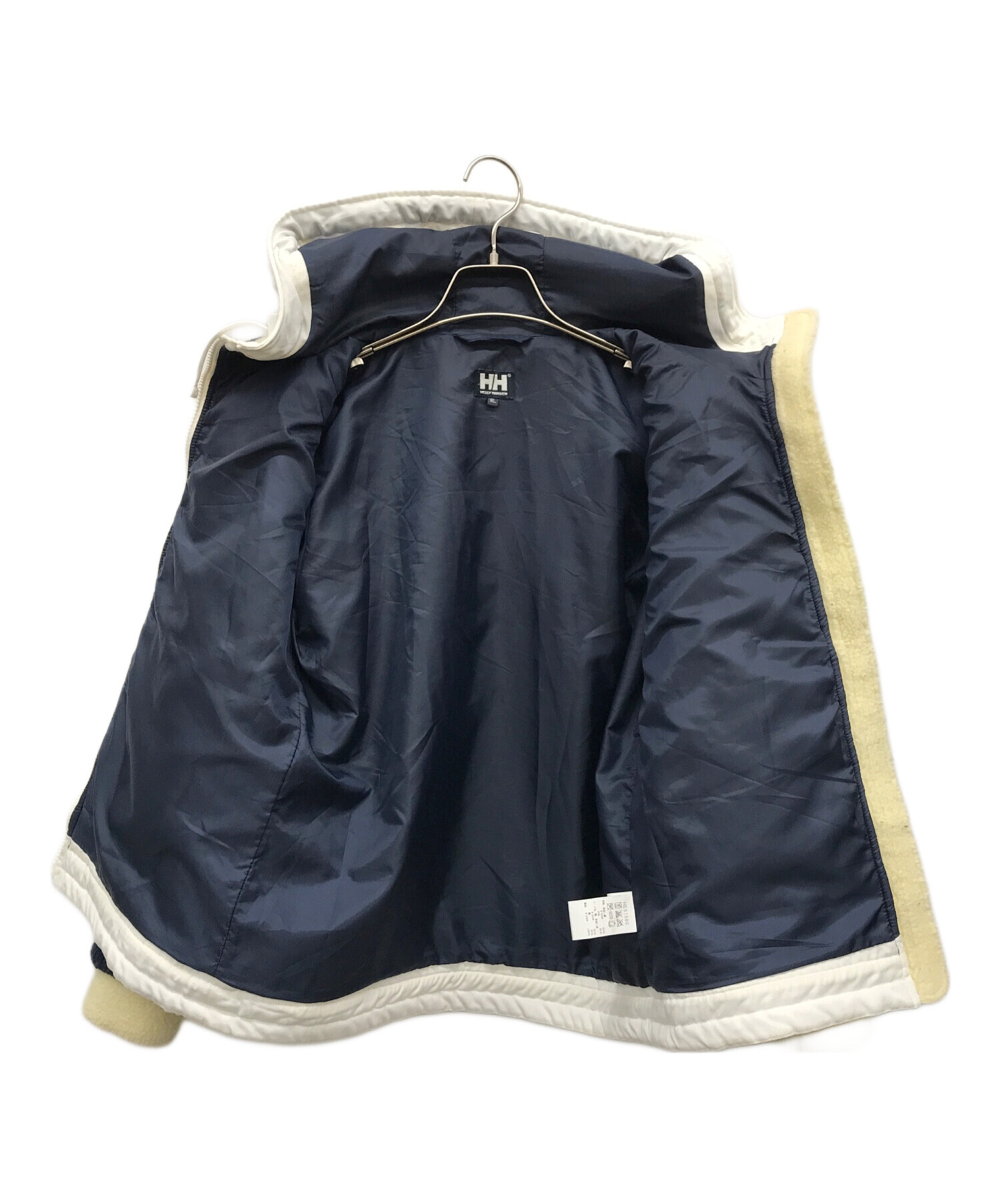 中古・古着通販】HELLY HANSEN (ヘリーハンセン) ボーダーボアパーカー アイボリー×ネイビー サイズ:WL｜ブランド・古着通販  トレファク公式【TREFAC FASHION】スマホサイト