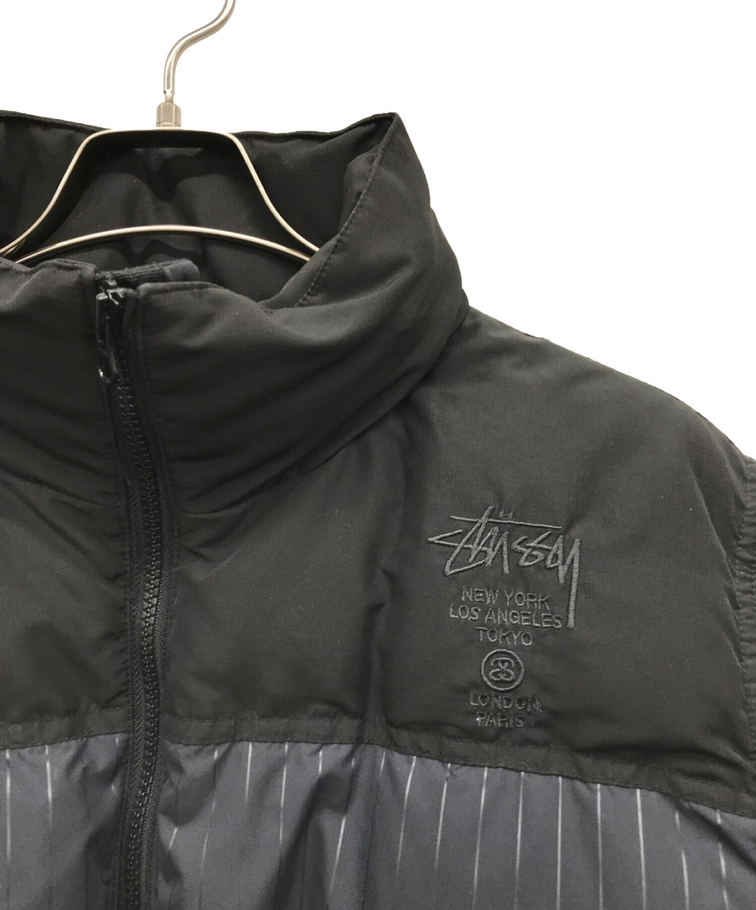 中古・古着通販】stussy (ステューシー) ダウンジャケット ブラック サイズ:M｜ブランド・古着通販 トレファク公式【TREFAC  FASHION】スマホサイト