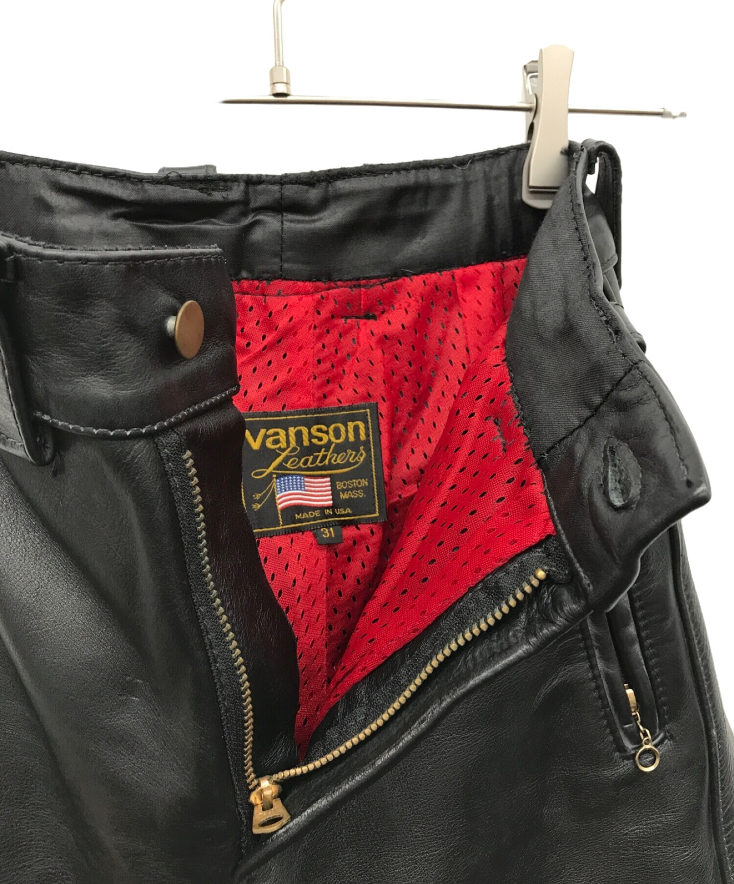 中古・古着通販】VANSON (バンソン) バイカーパンツ ブラック サイズ:31｜ブランド・古着通販 トレファク公式【TREFAC  FASHION】スマホサイト