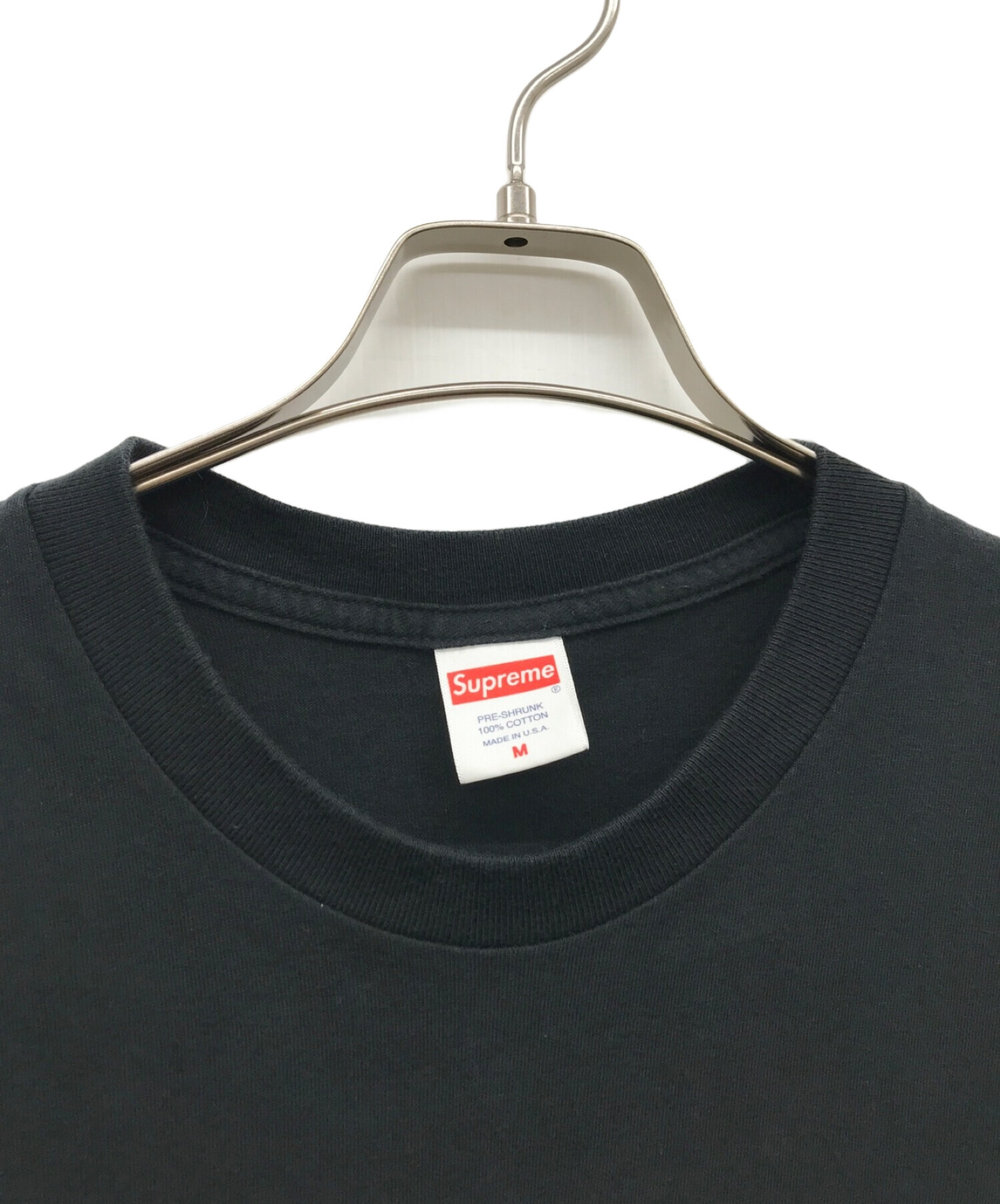 中古・古着通販】Supreme (シュプリーム) Cross Box Logo Tee ブラック ...