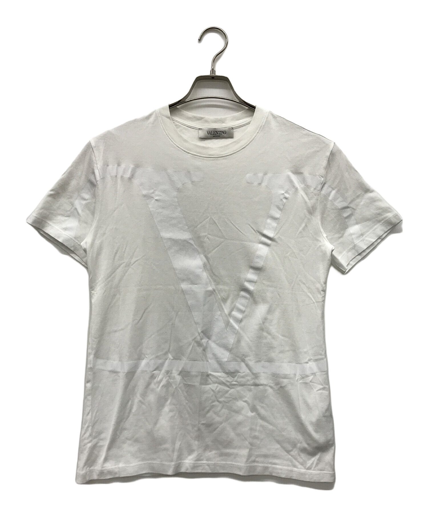 中古・古着通販】VALENTINO (ヴァレンティノ) ロゴTシャツ ホワイト サイズ:XS 160/76A｜ブランド・古着通販  トレファク公式【TREFAC FASHION】スマホサイト