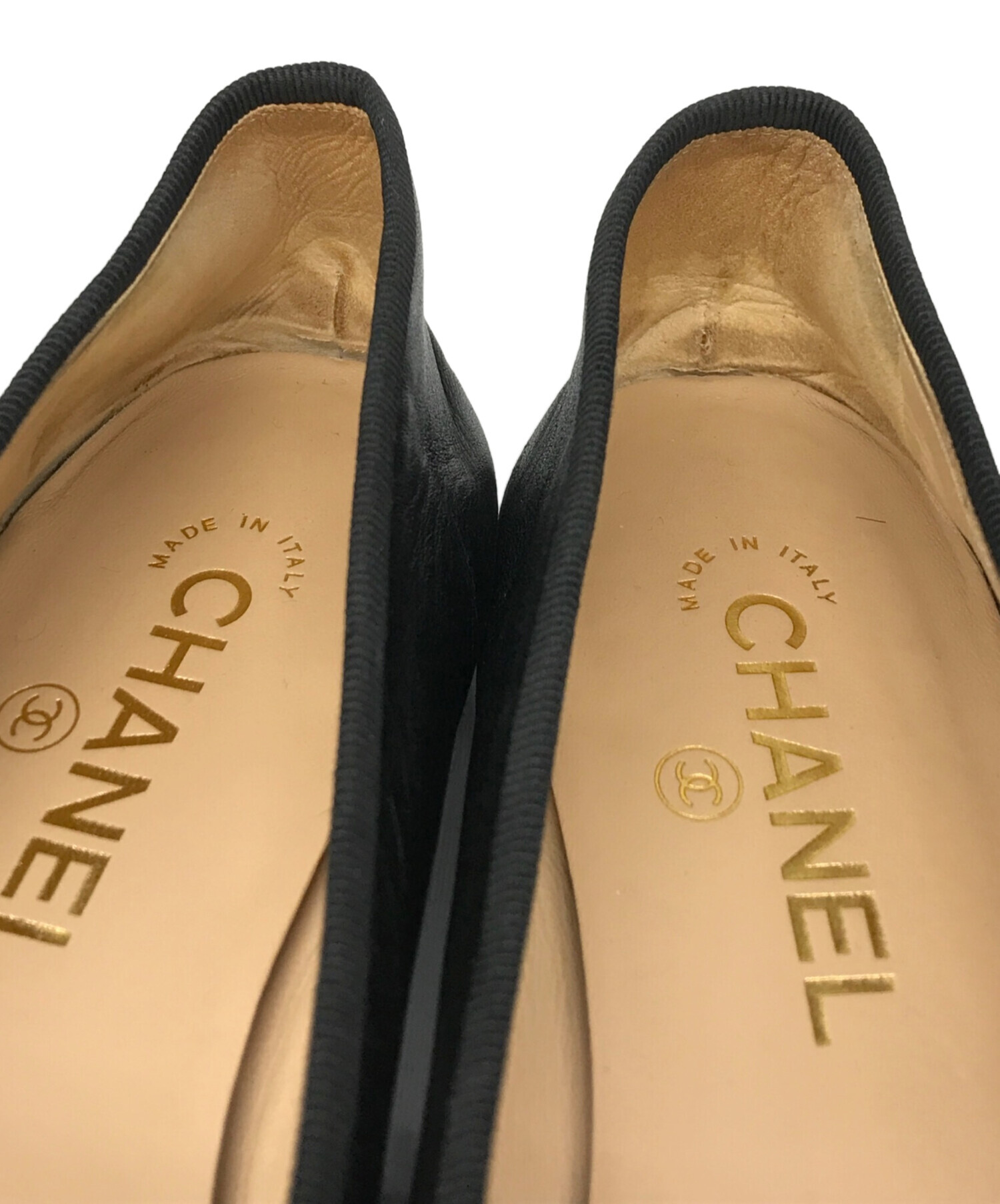 中古・古着通販】CHANEL (シャネル) バレリーナ ブラック サイズ:37 1/2C｜ブランド・古着通販 トレファク公式【TREFAC  FASHION】スマホサイト