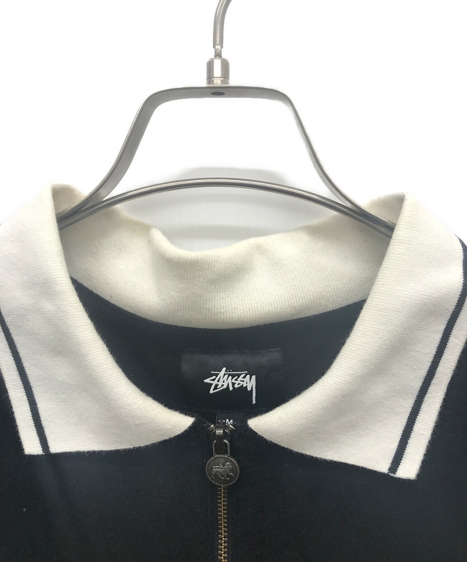 中古・古着通販】stussy (ステューシー) ハーフジップポロシャツ ブラック サイズ:M｜ブランド・古着通販 トレファク公式【TREFAC  FASHION】スマホサイト