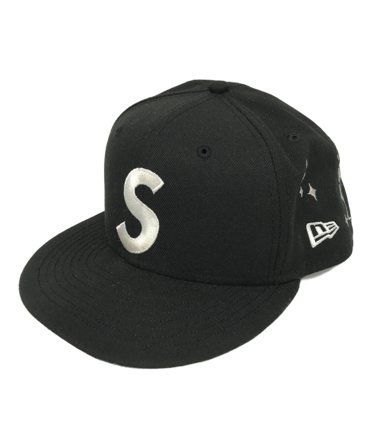 中古・古着通販】New Era (ニューエラ) Supreme (シュプリーム) キャップ ブラック サイズ:7 3/8  58.7cm｜ブランド・古着通販 トレファク公式【TREFAC FASHION】スマホサイト