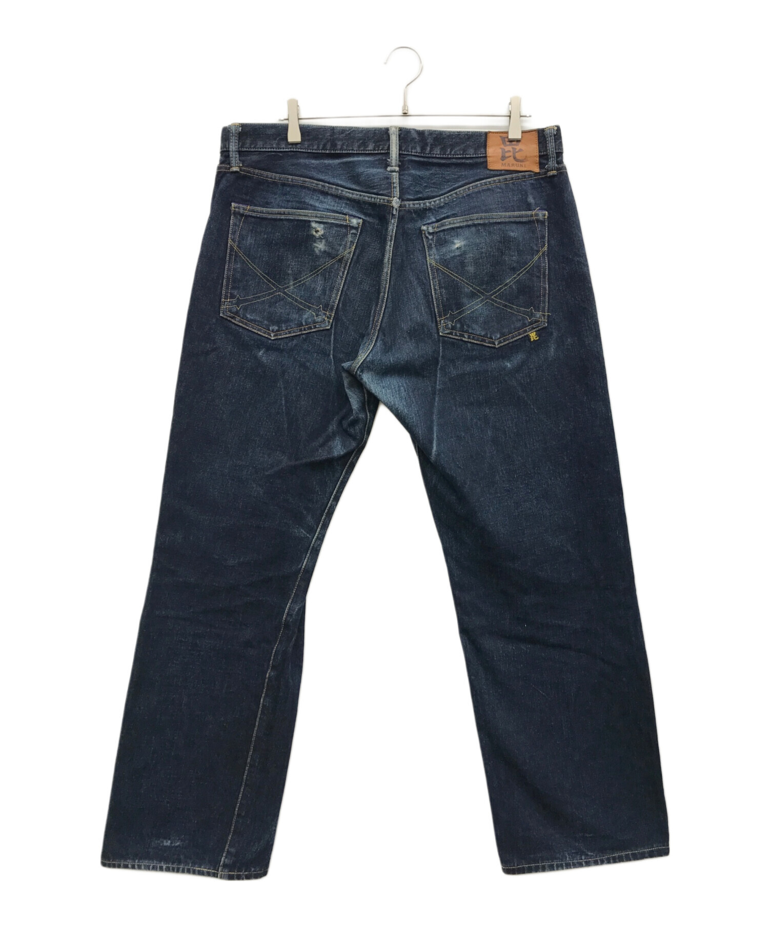 MARUNI JEANS (マルニジーンズ) 天然藍ジーンズ インディゴ サイズ:38