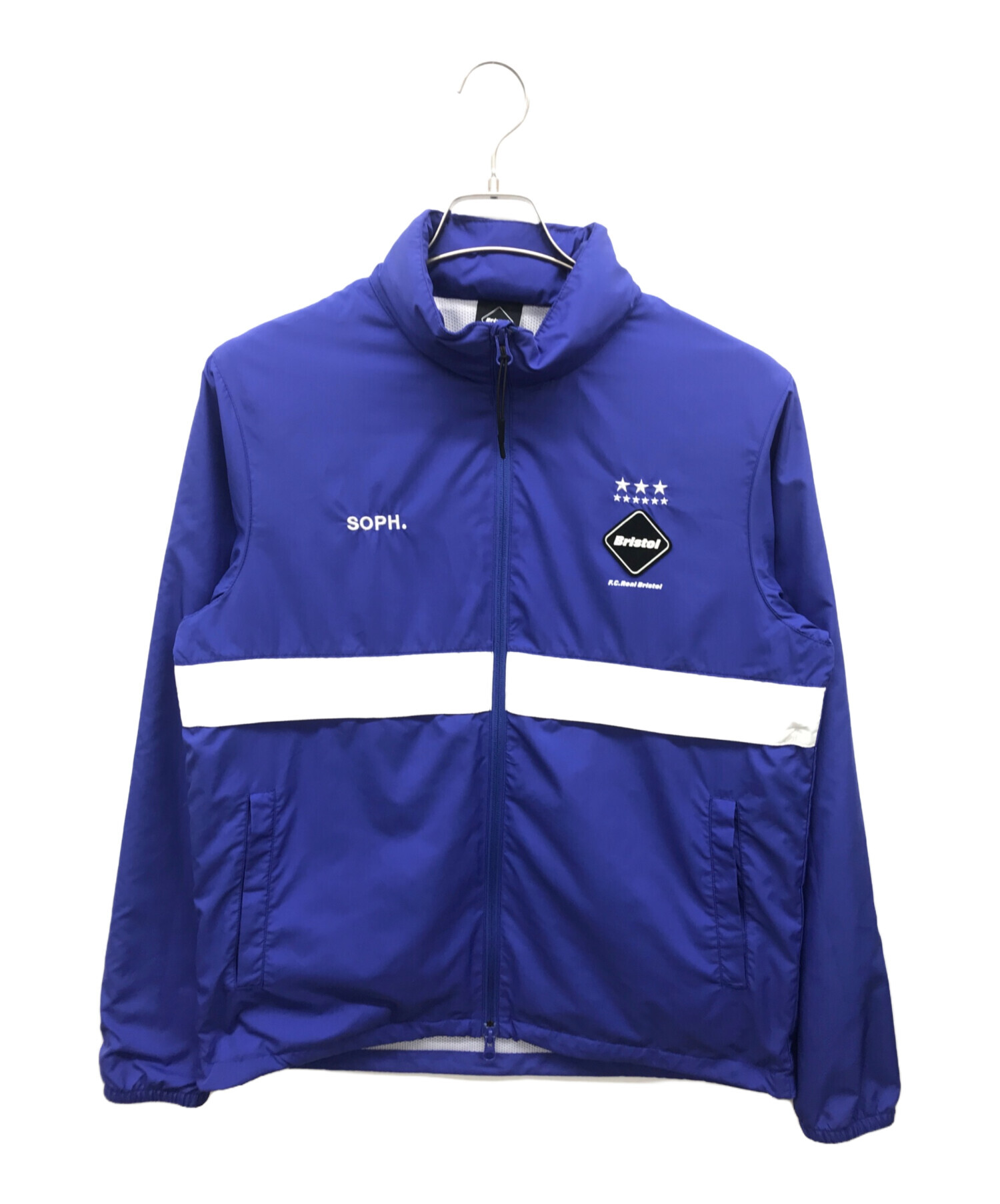 中古・古着通販】F.C.R.B. (エフシーアールビー) PACKABLE STAND COLLAR JACKET ブルー  サイズ:S｜ブランド・古着通販 トレファク公式【TREFAC FASHION】スマホサイト