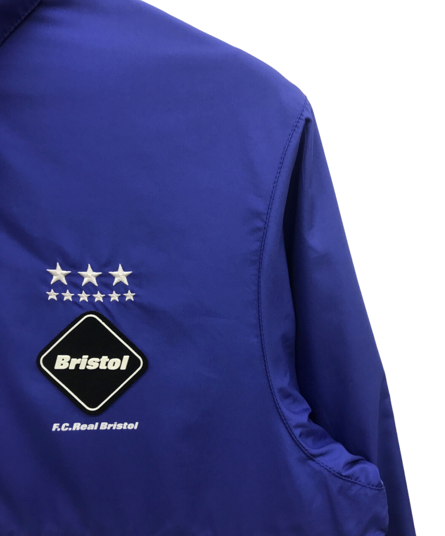 中古・古着通販】F.C.R.B. (エフシーアールビー) PACKABLE STAND COLLAR JACKET ブルー  サイズ:S｜ブランド・古着通販 トレファク公式【TREFAC FASHION】スマホサイト