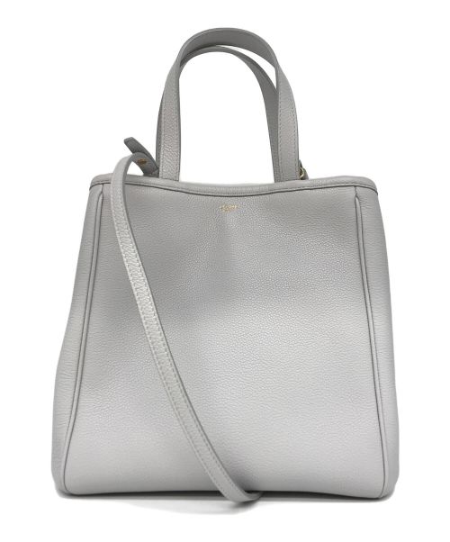 中古・古着通販】CELINE (セリーヌ) 2WAYレザーショルダーバッグ グレー｜ブランド・古着通販 トレファク公式【TREFAC  FASHION】スマホサイト