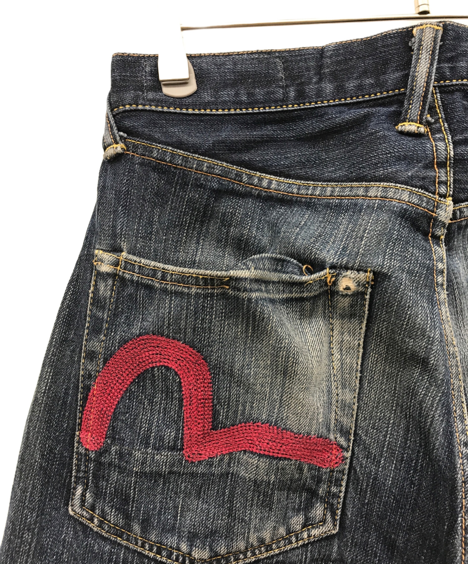 中古・古着通販】EVISU (エビス) 赤カモメ刺繍デニムパンツ インディゴ サイズ:W30×L35｜ブランド・古着通販 トレファク公式【TREFAC  FASHION】スマホサイト