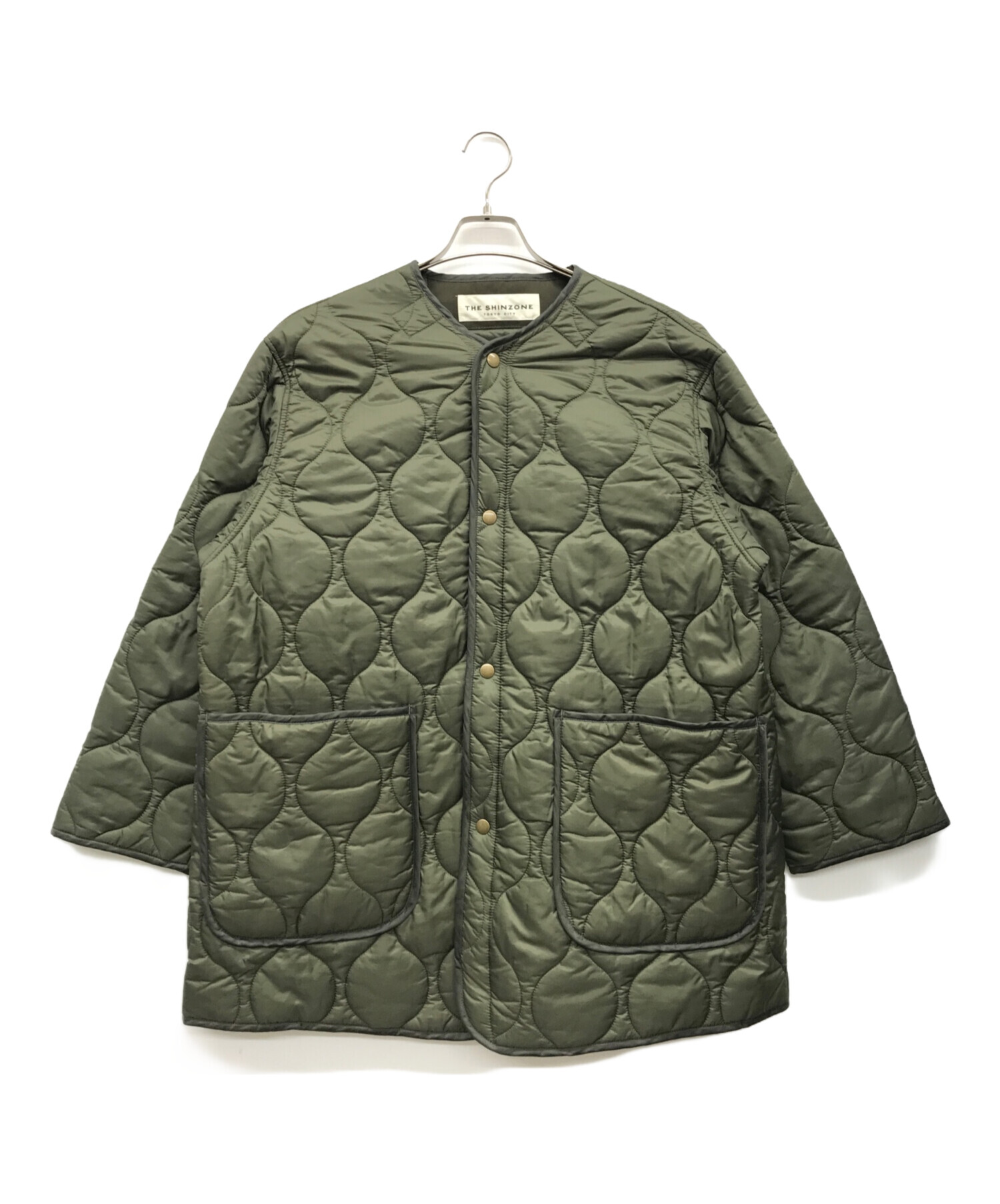 中古・古着通販】THE SHINZONE (ザ シンゾーン) SHORT QUILTING COAT オリーブ サイズ:FO｜ブランド・古着通販  トレファク公式【TREFAC FASHION】スマホサイト