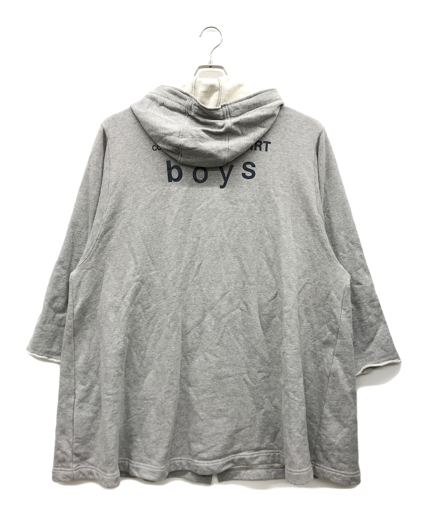 COMME des GARCONS SHIRT BOY (コムデギャルソンシャツ ボーイ) ジップパーカー グレー サイズ:M