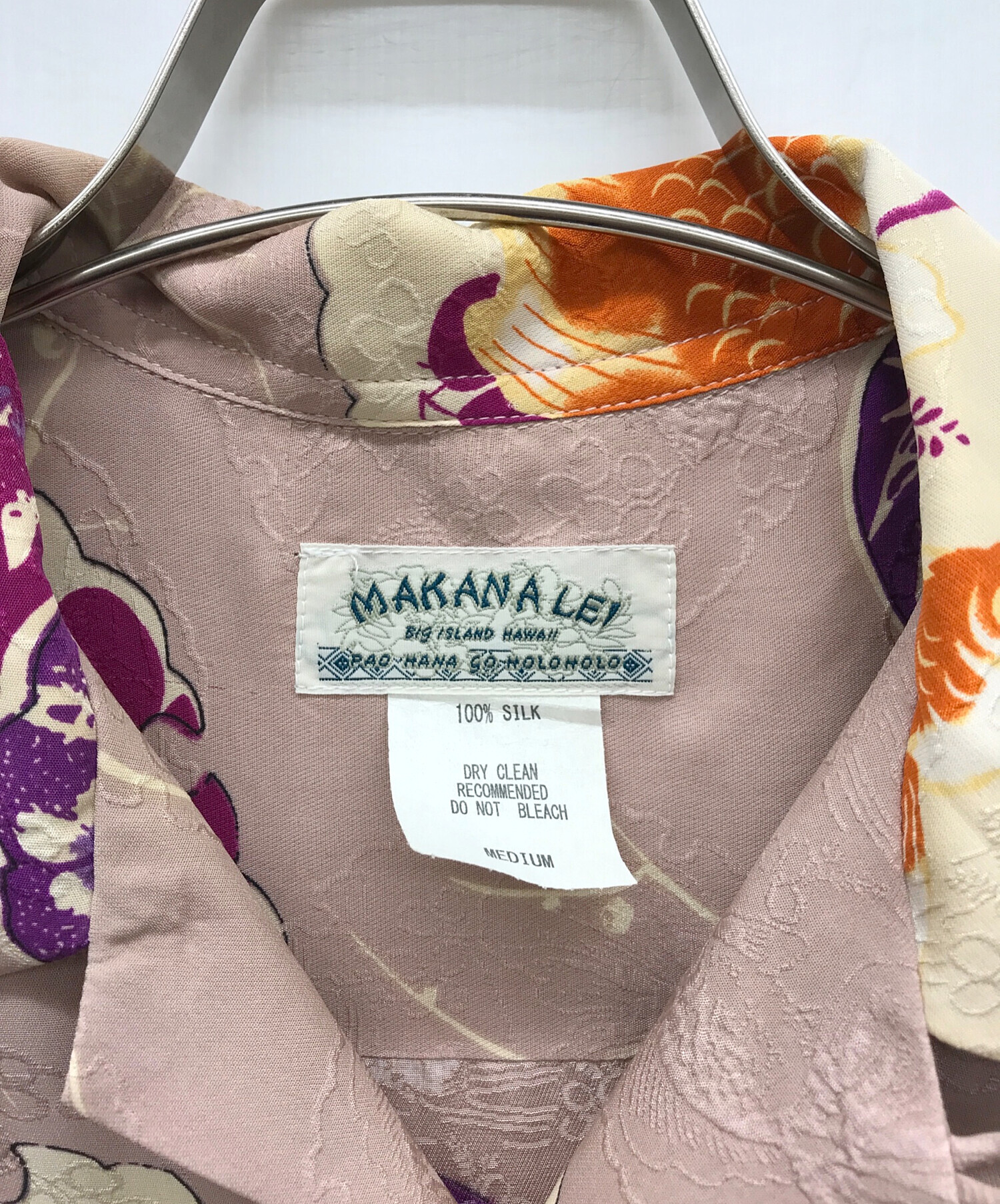 中古・古着通販】MAKANA LEI (マカナレイ) アロハシャツ ピンク サイズ:MEDIUM｜ブランド・古着通販 トレファク公式【TREFAC  FASHION】スマホサイト