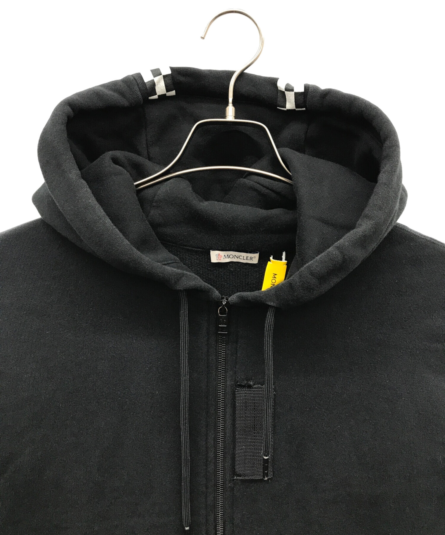 中古・古着通販】MONCLER GENIUS (モンクレール ジーニアス) FRAGMENT (フラッグメント) フラグメント バックプリントジップアップ  パーカー ブラック サイズ:S｜ブランド・古着通販 トレファク公式【TREFAC FASHION】スマホサイト