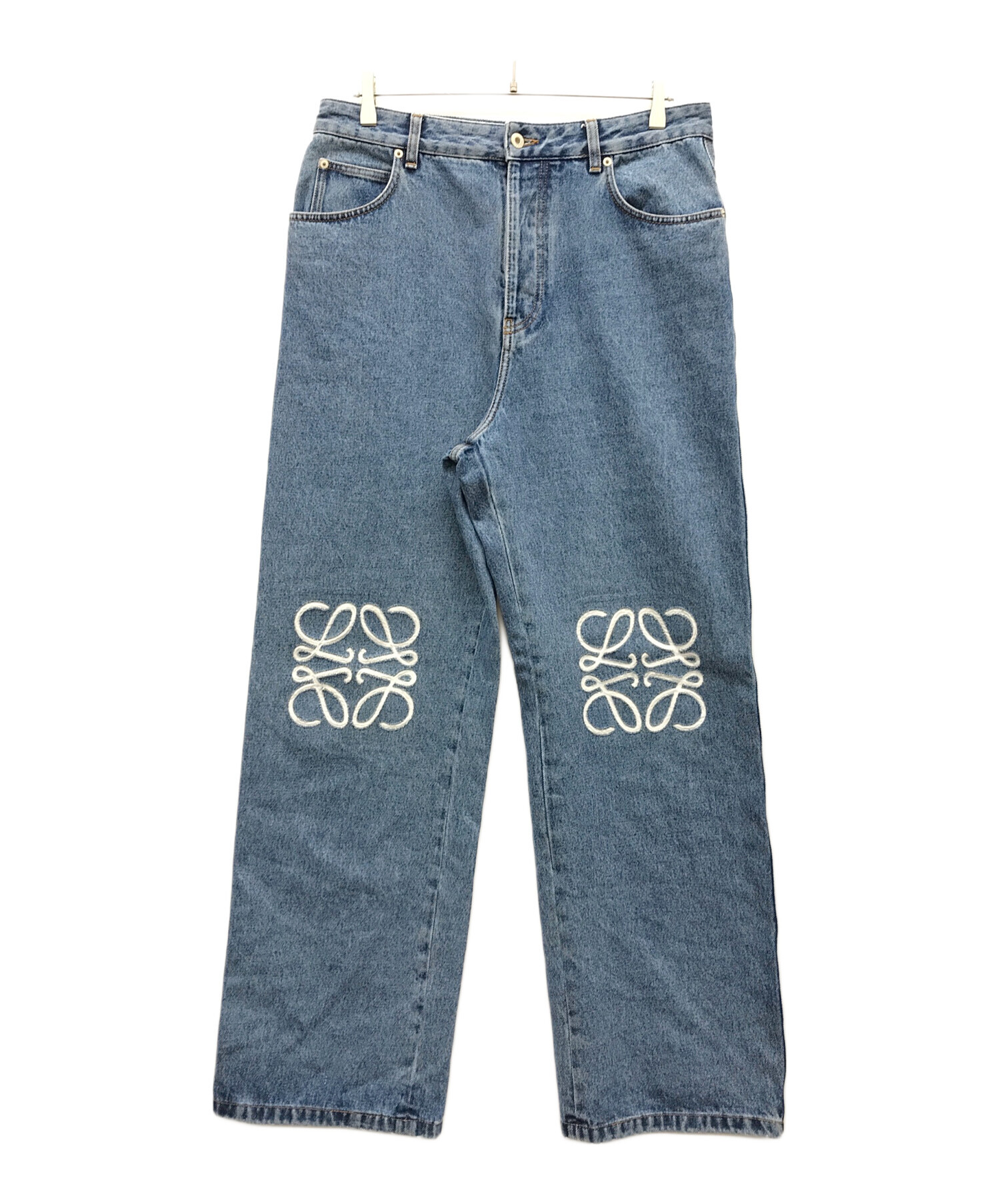 中古・古着通販】LOEWE (ロエベ) ANAGRAM BAGGY JEANS インディゴ サイズ:50｜ブランド・古着通販  トレファク公式【TREFAC FASHION】スマホサイト