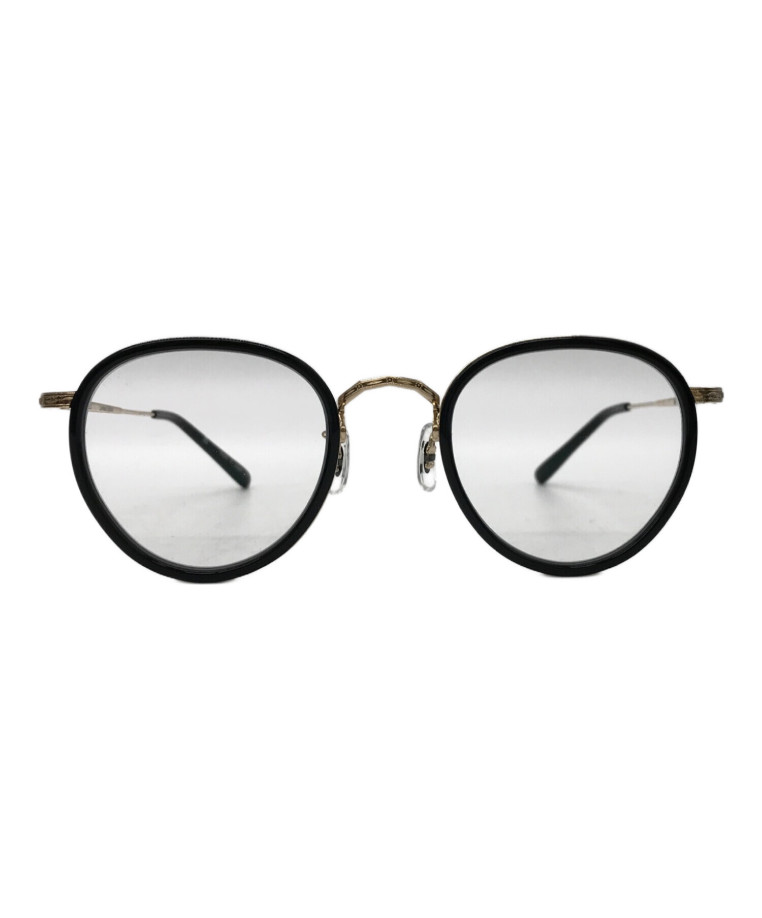 中古】オリバーピープルズ OLIVER PEOPLES メガネ 度なし べっ甲柄 茶系 ブラウン系 1955 45